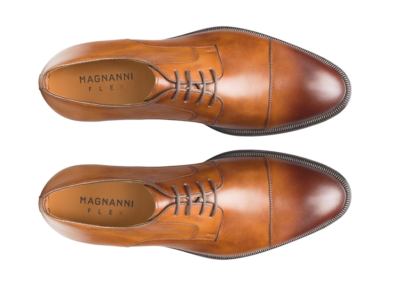 Magnanni - Harlan Cap Toe - Tobacco