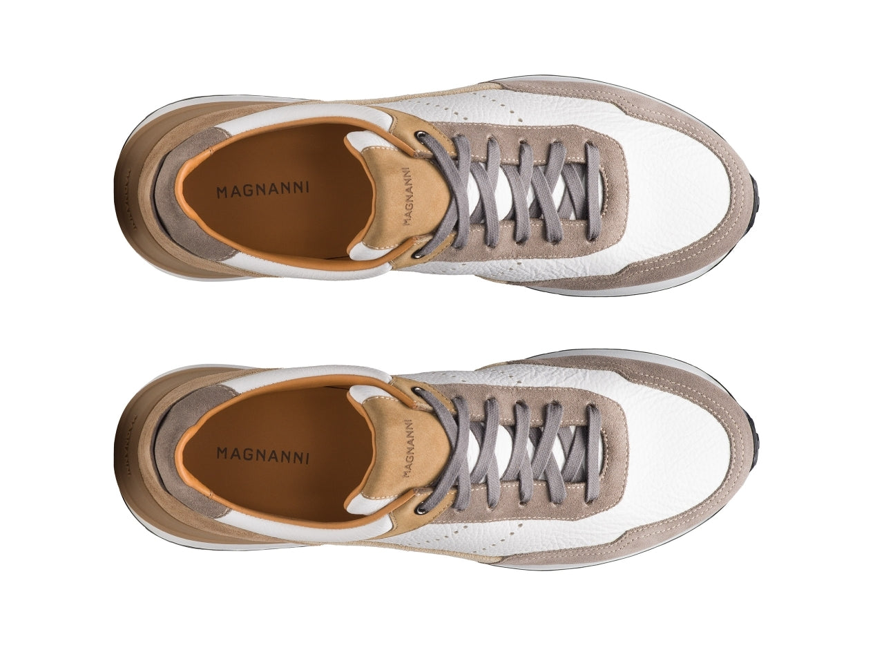 Magnanni - Bravo V - Taupe Suede & White