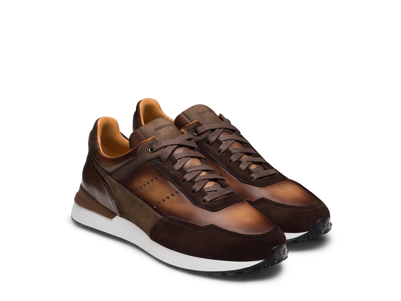 Magnanni - Bravo V - Midbrown Suede & Brown