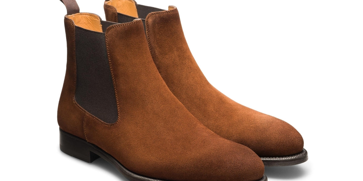 $495 Mens Magnanni Suede Chukka Boots Cognac US 9 Lello Men main image 2