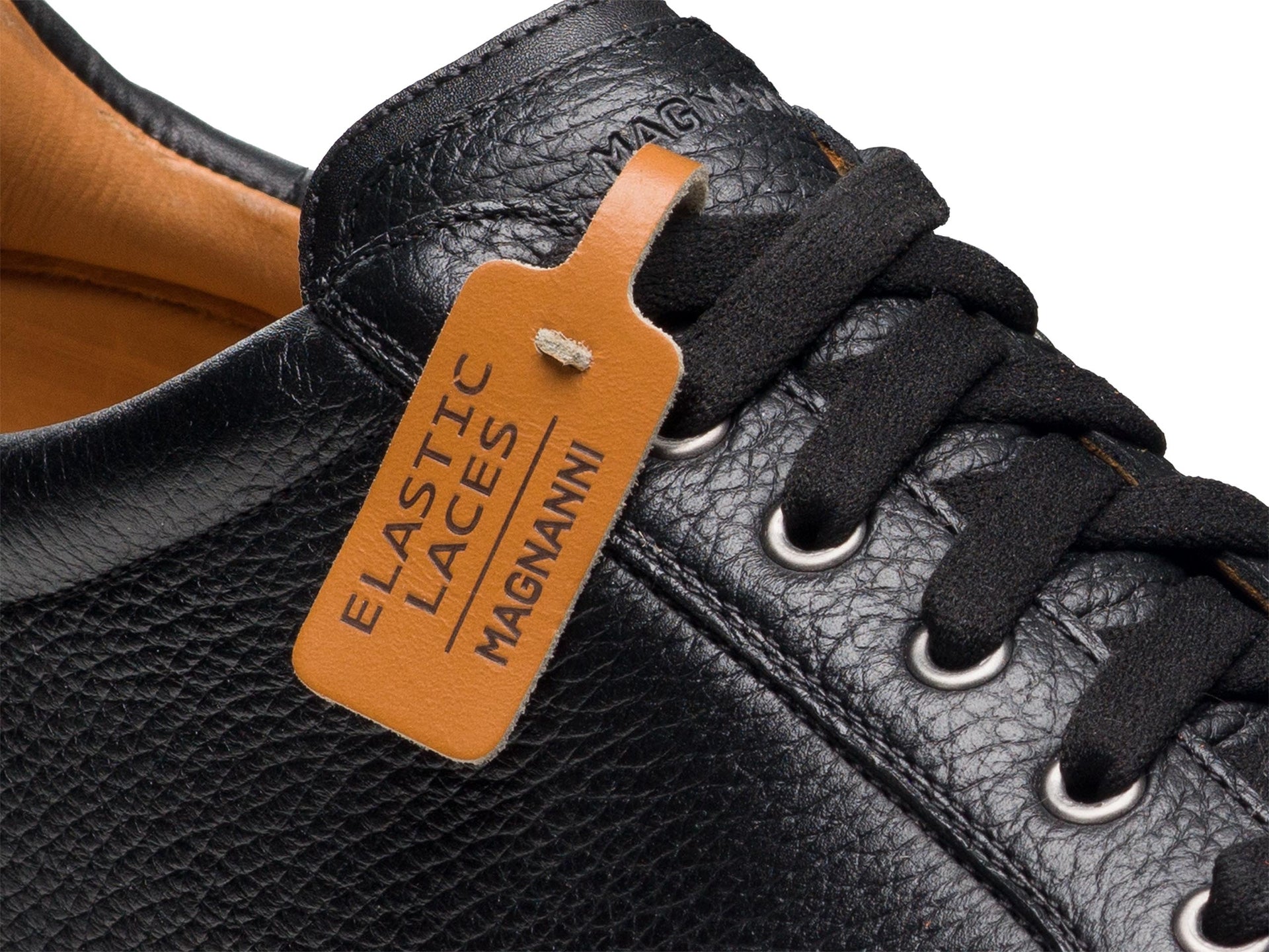 Magnanni - Cote Lo Stretch-Lace - Black Tumbled