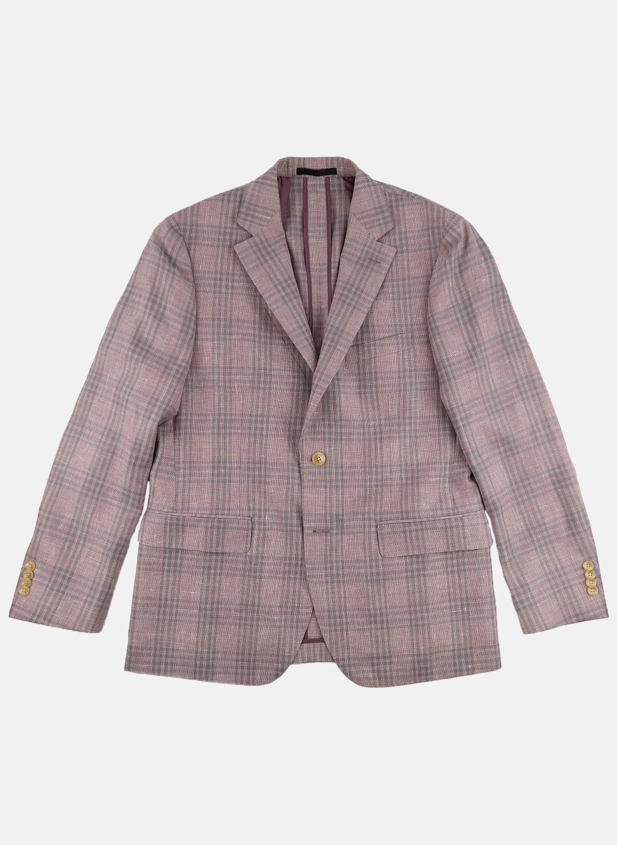 Paul Betenly - Kevin Sport Coat - Pink/Grey Plaid