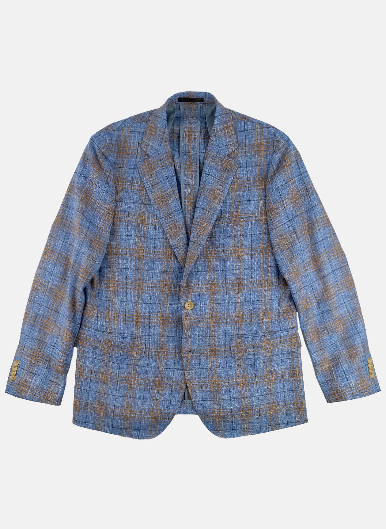 Paul Betenly - Kevin Sport Coat - Blue/Brown Plaid