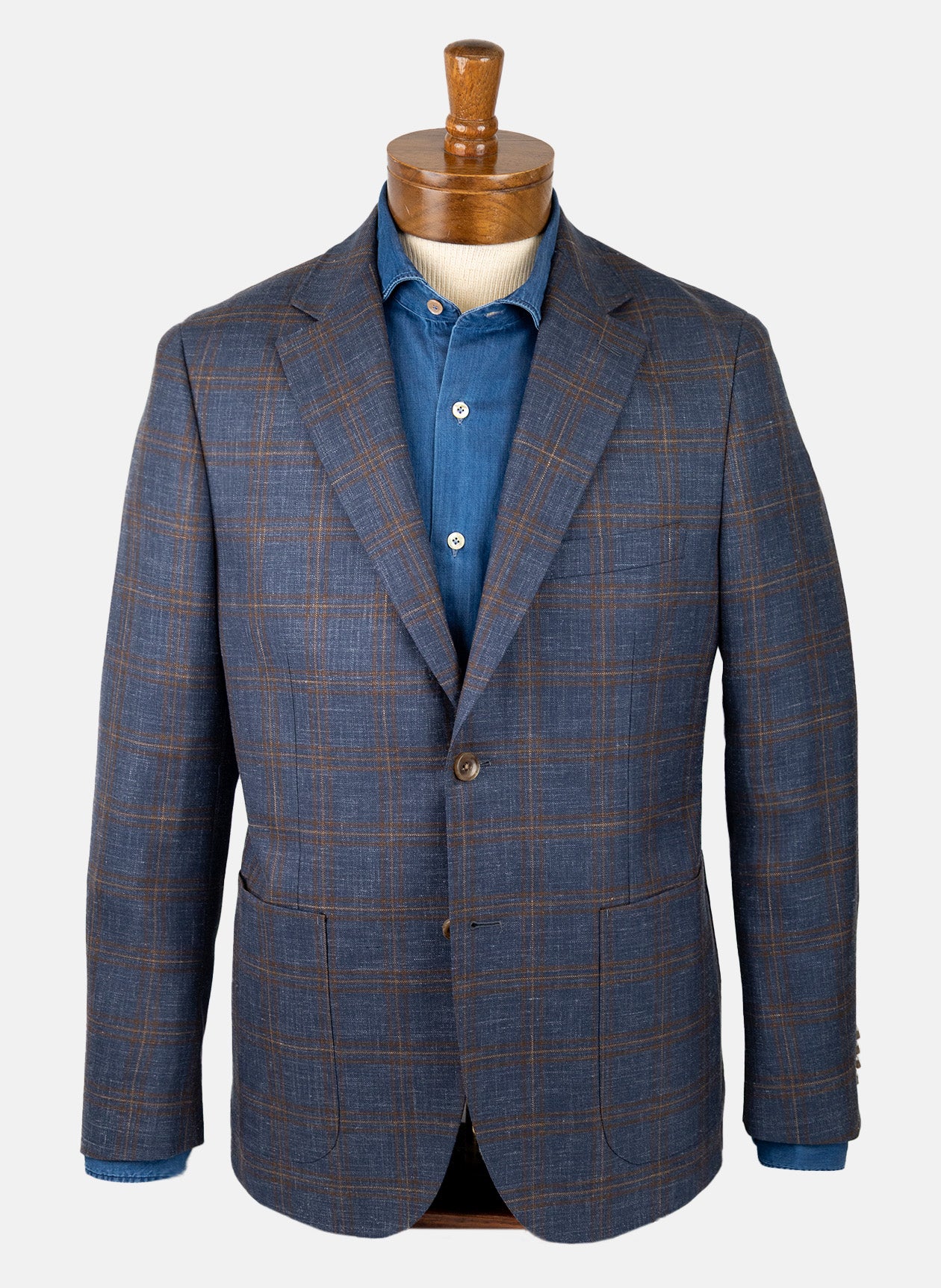 Paul Betenly - Layton Sport Coat - Navy Plaid