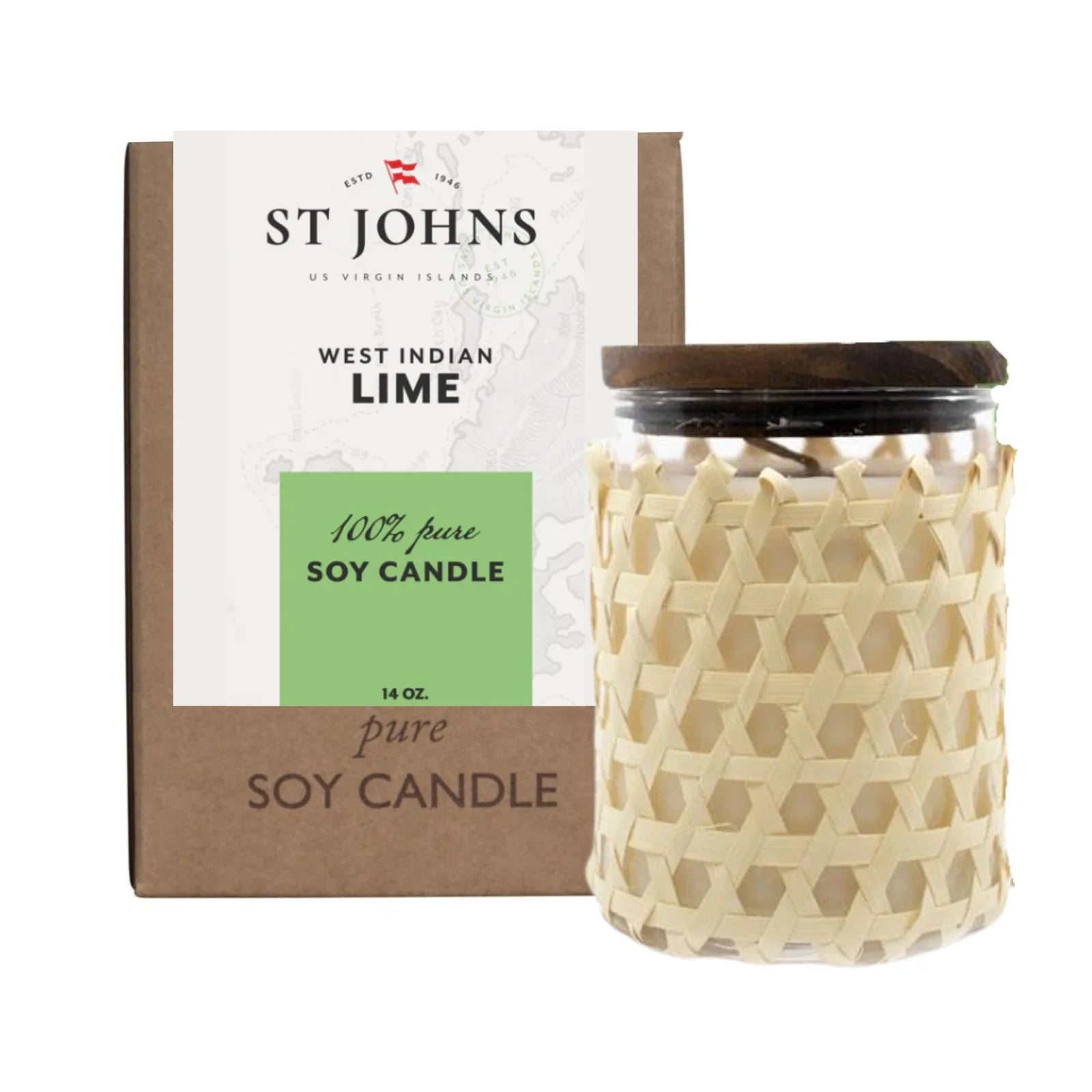 St. John's Fragrance Co. - 14oz. Soy Candle