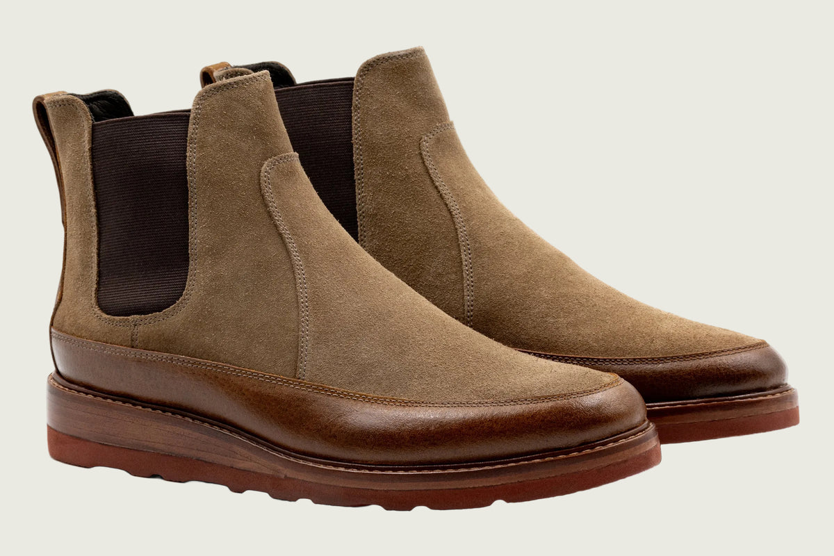 Martin Dingman - Morgan Suede Boots - Earth