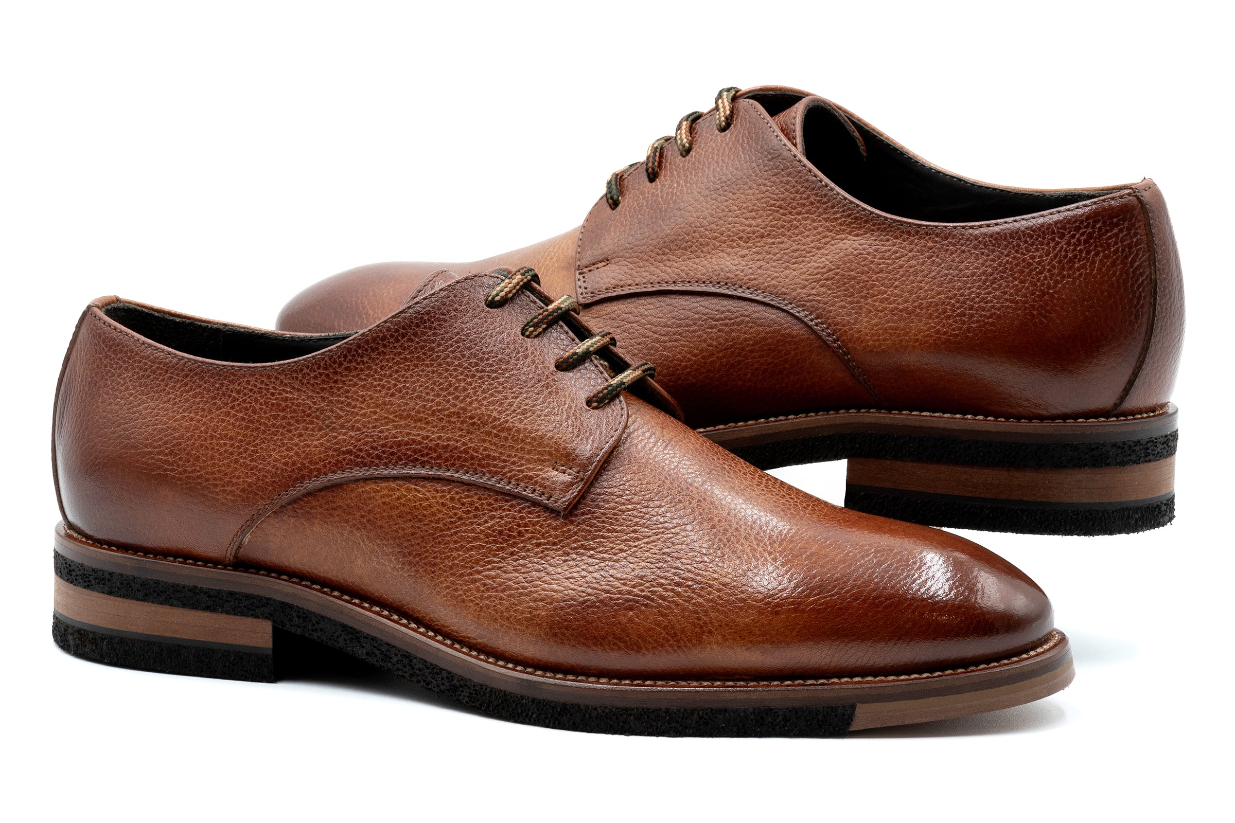 Martin Dingman - Tuscan Italian Calf Leather Plain Toe - Whiskey