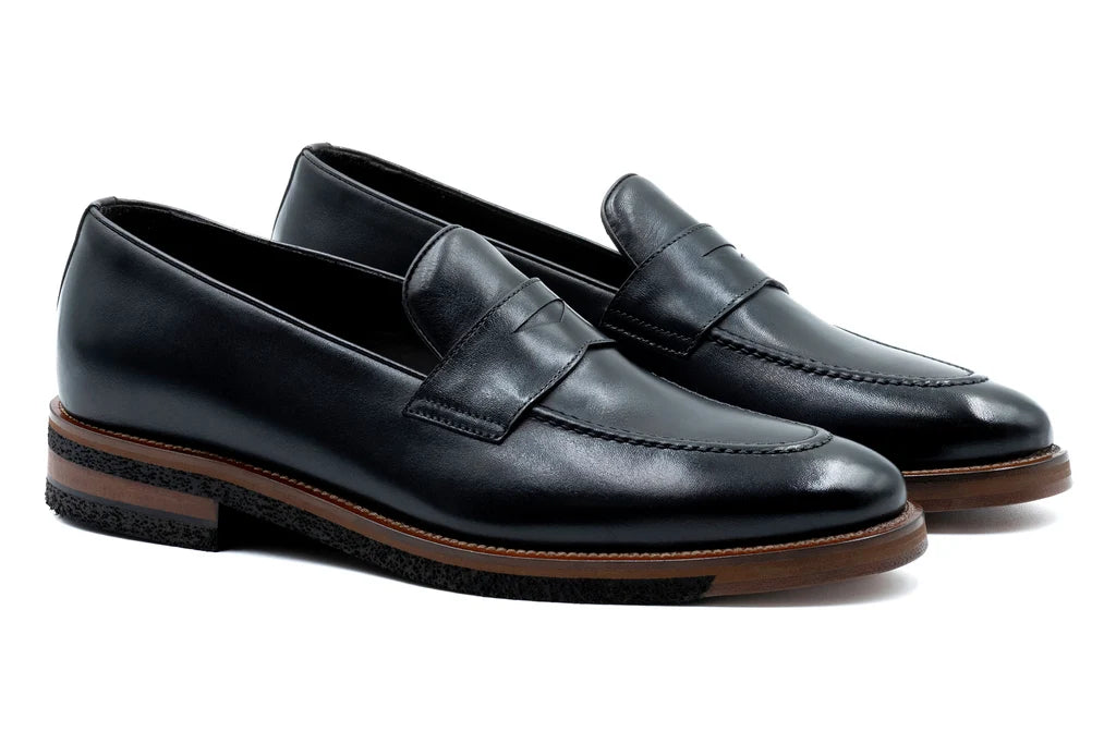 Martin Dingman - Tuscan Penny - Black Oak Milled Leather