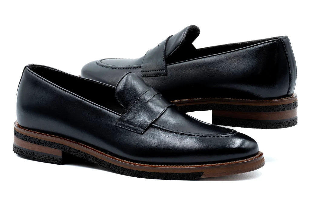 Martin Dingman - Tuscan Penny - Black Oak Milled Leather