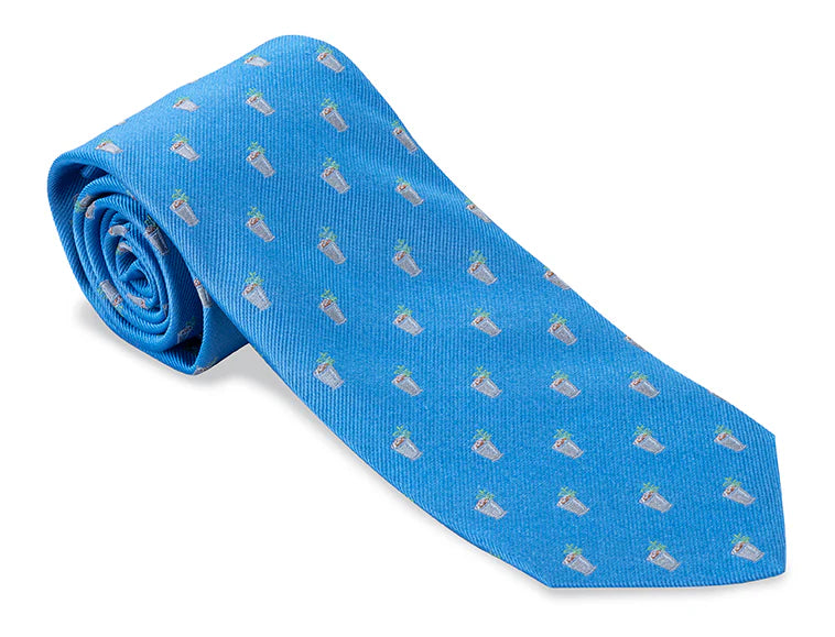 R. Hanauer - Blue Mint Julep Necktie