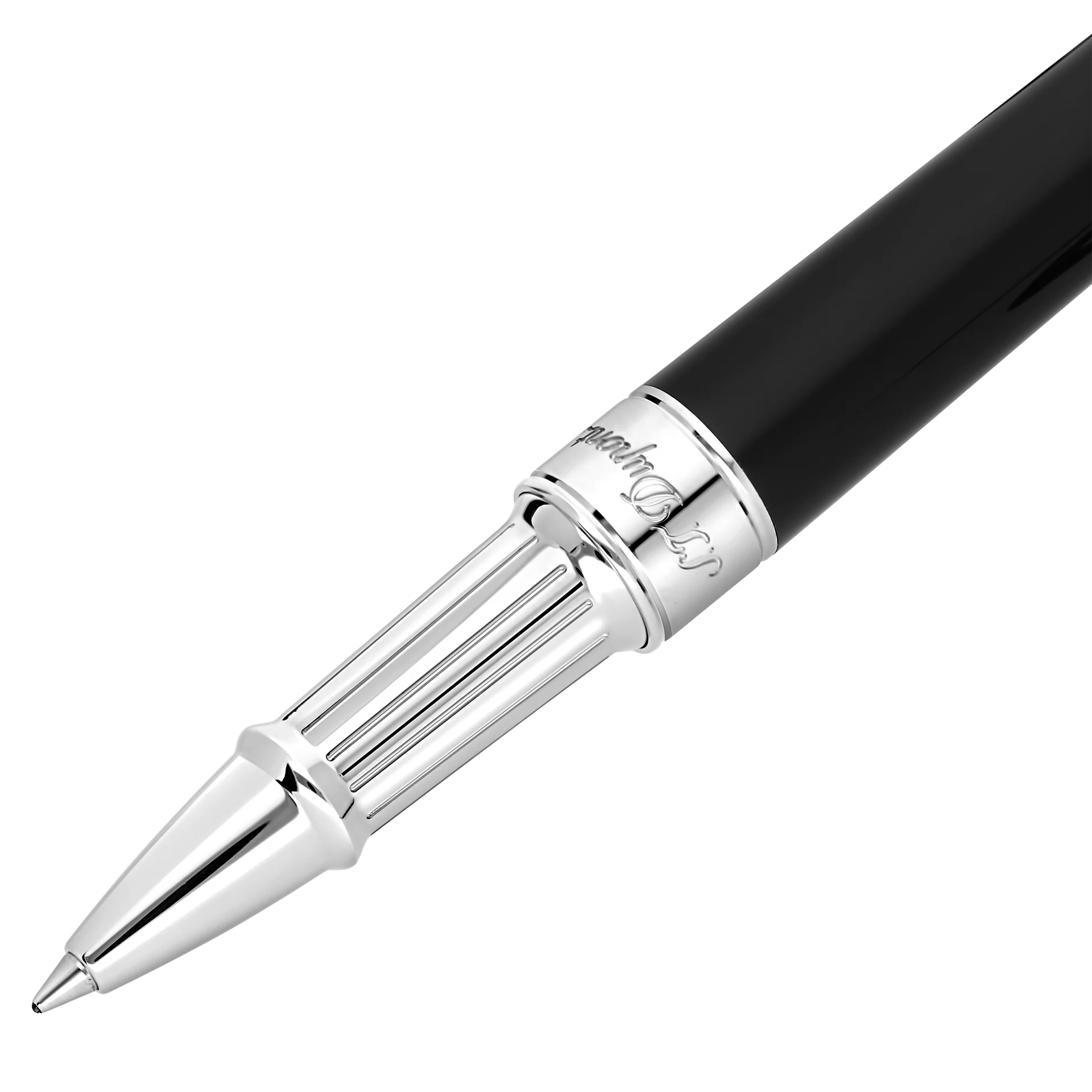 S.T. Dupont - Eternity Medium Black/Palladium Fire X Rollerball Pen