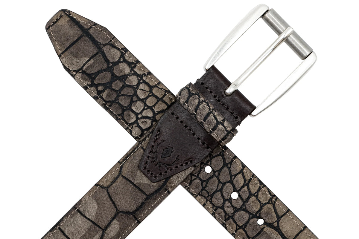 Martin Dingman - Hunt Nubuck Belt - Grey Camo