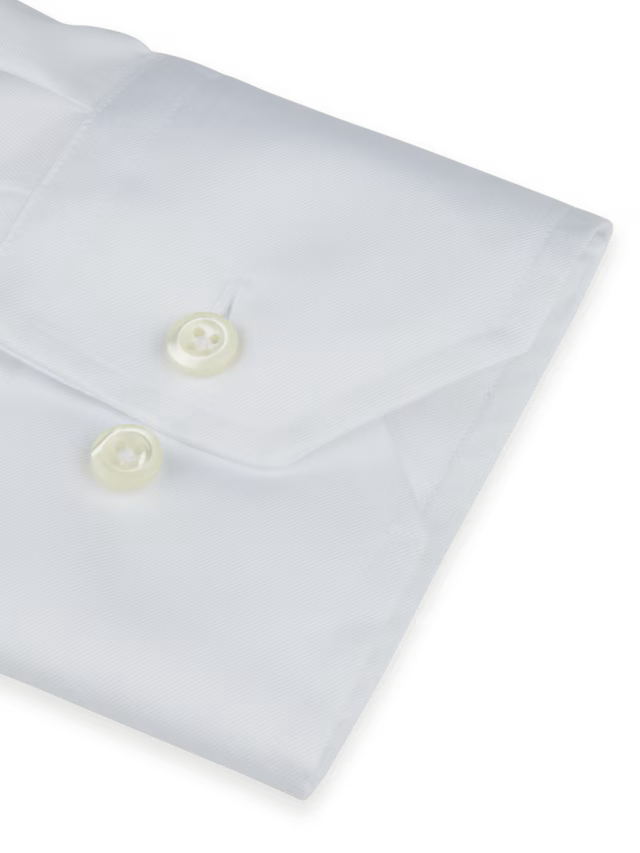 Stenströms - Twill Dress Shirt Classic Fit- White