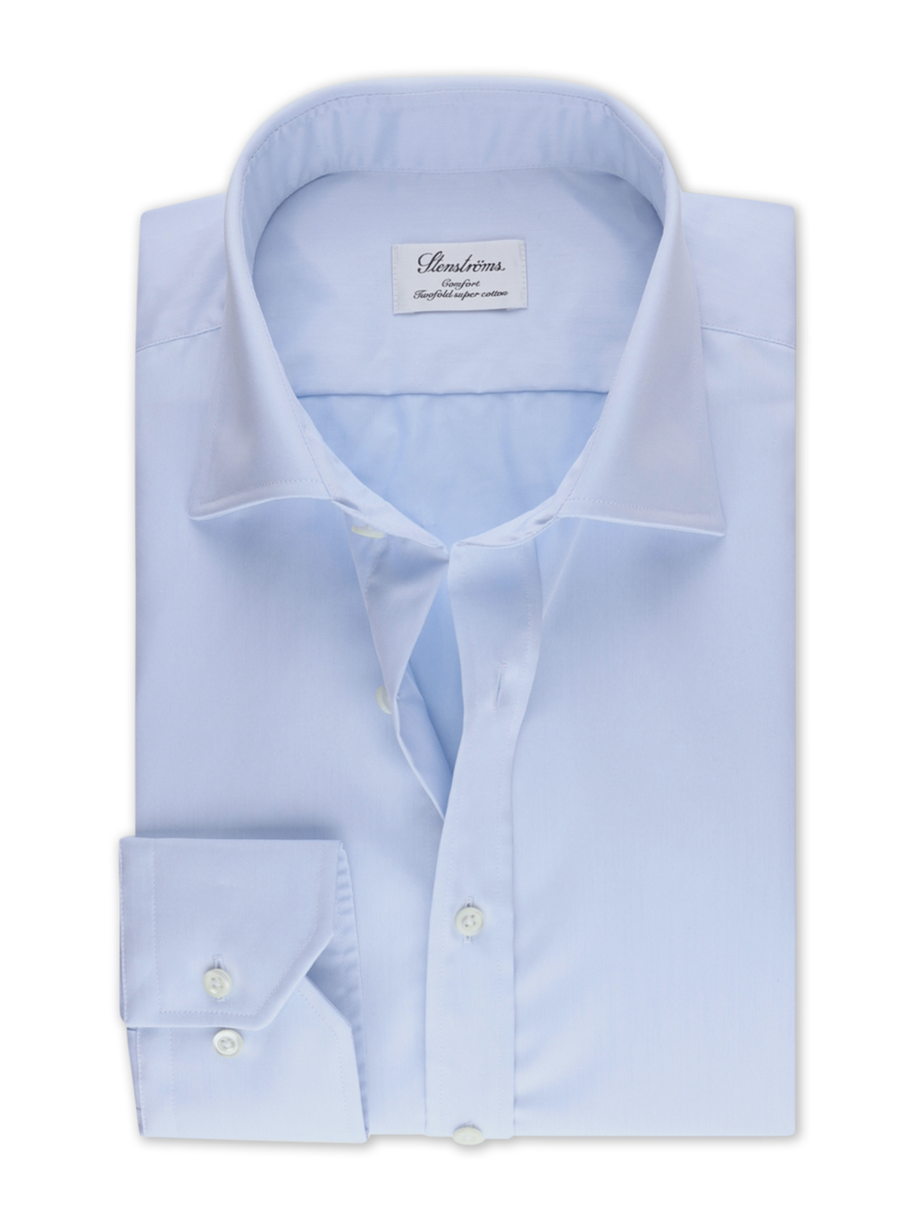 Stenströms - Twill Dress Shirt Classic Fit - Sky Blue
