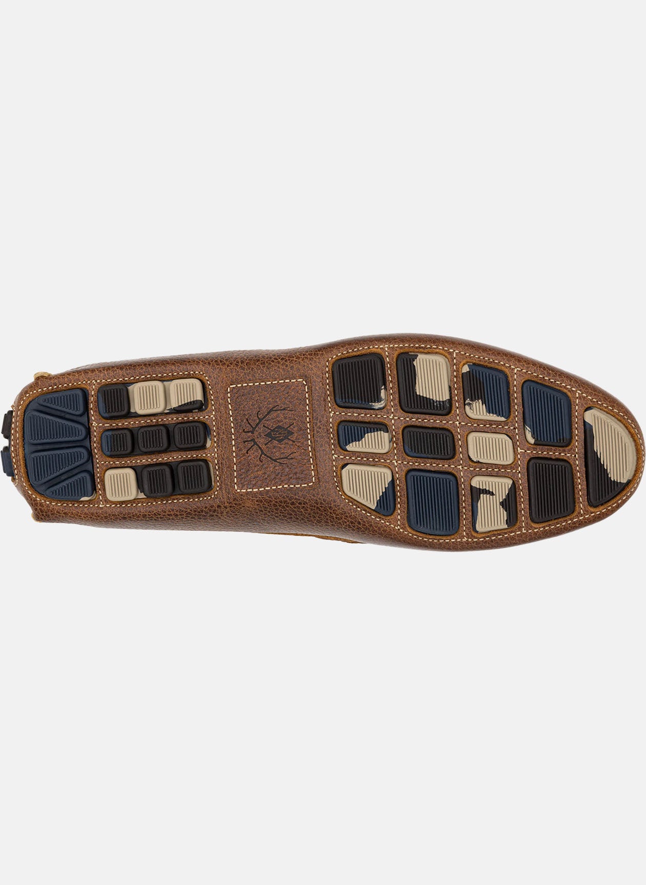 Martin Dingman - Monte Carlo Pebble Grain Penny Loafer - Oak