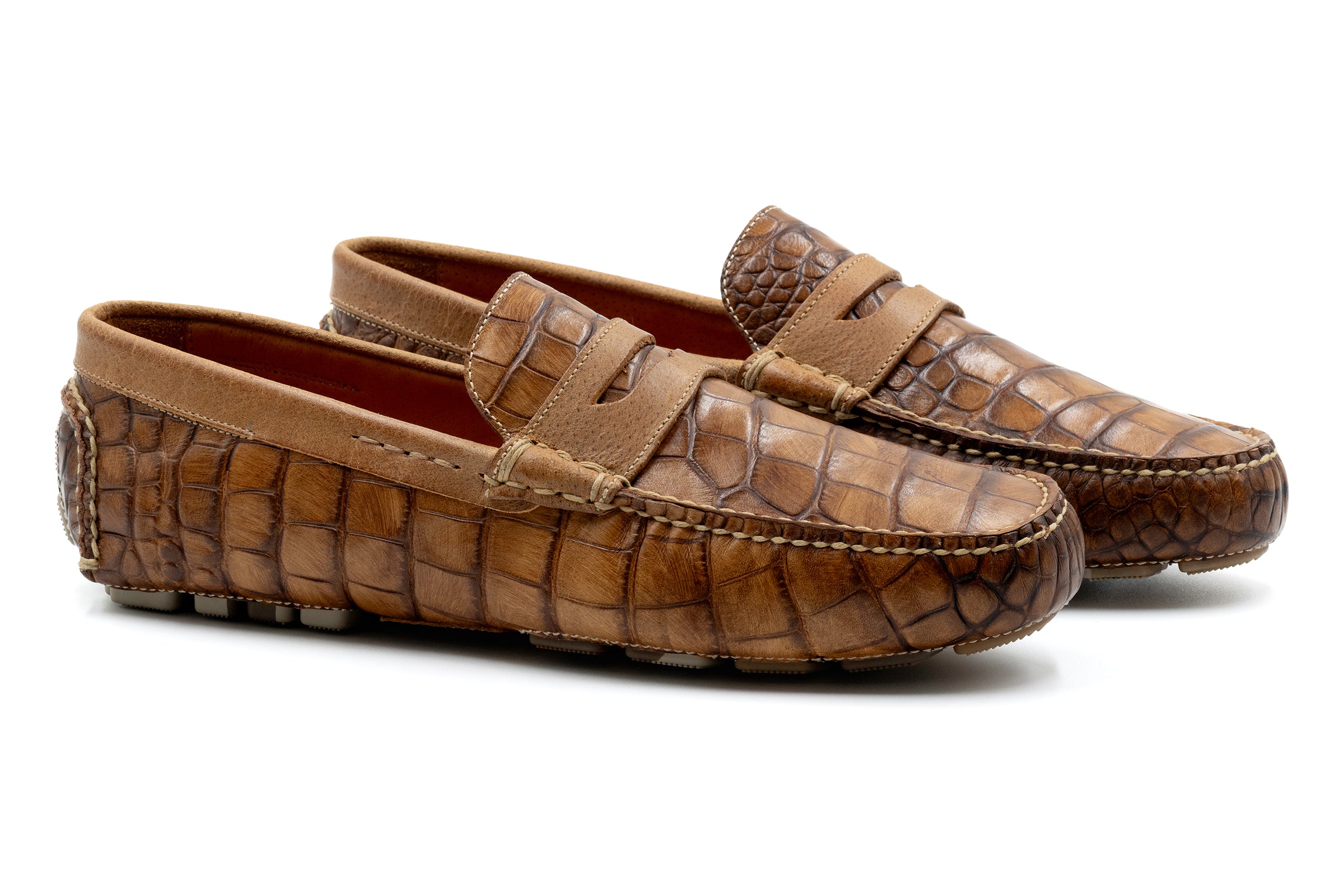 Martin Dingman - Monte Carlo Aligator Grain - Honey