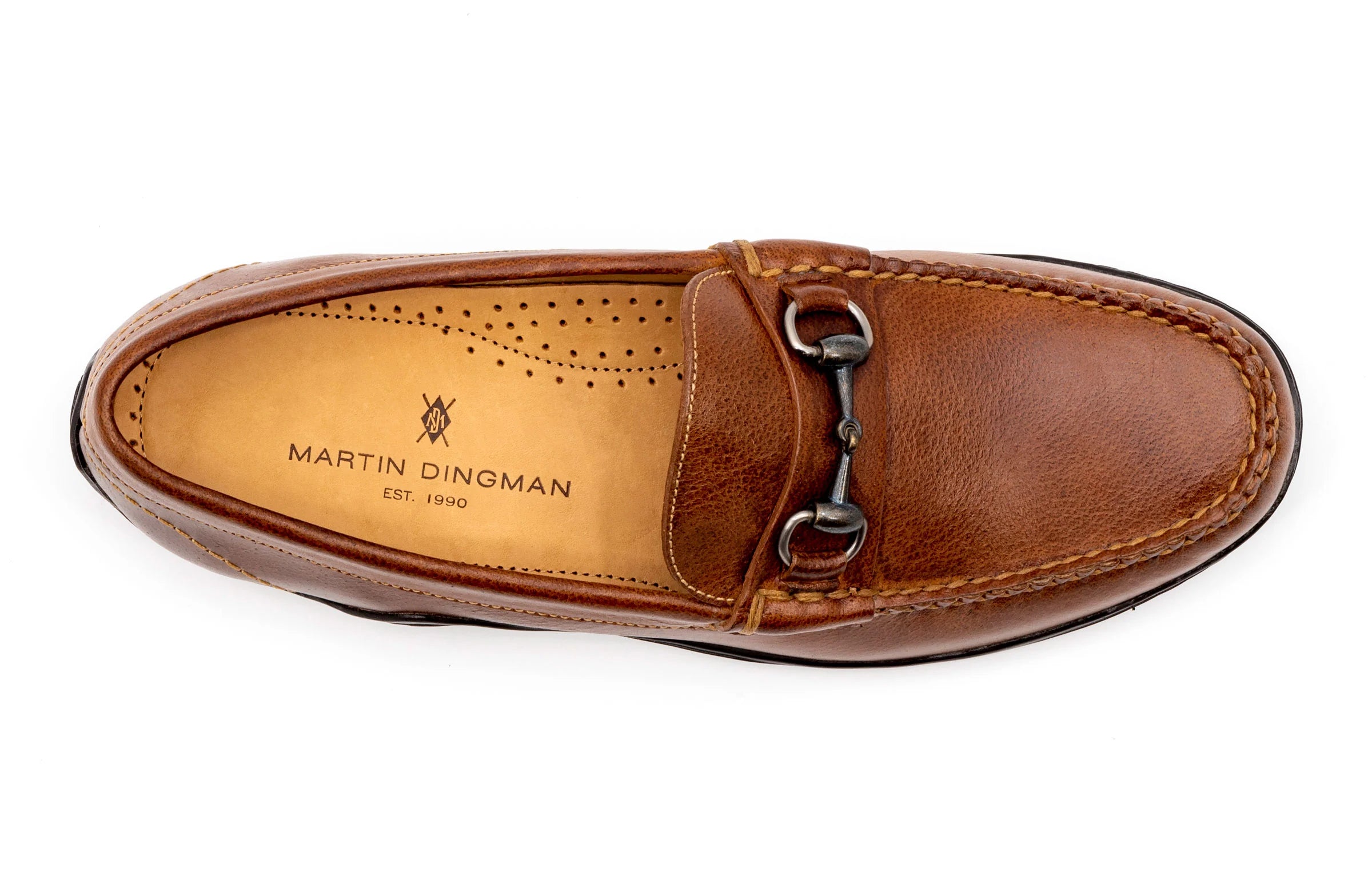 Martin Dingman - Bill Horse Bit Loafer - Burnt Cedar