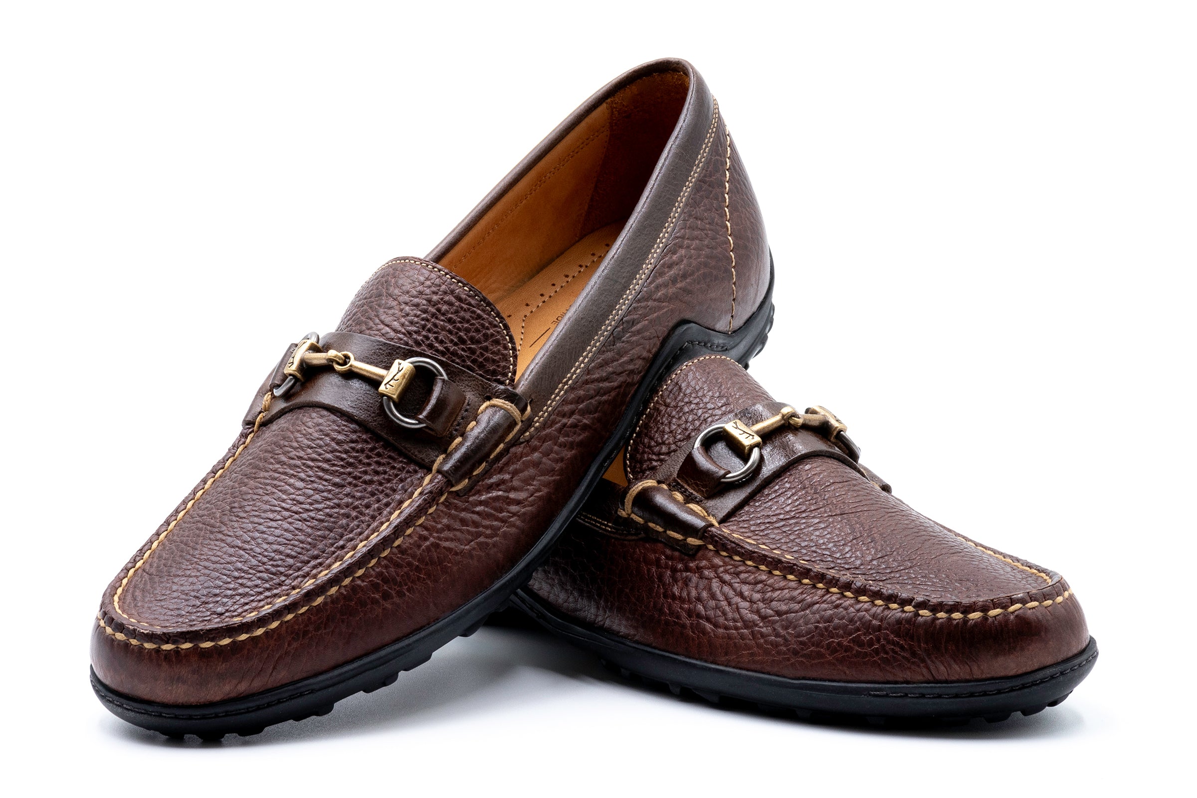 Martin Dingman - Bill Royal Bullhide Horse Bit Loafers - Old Brown
