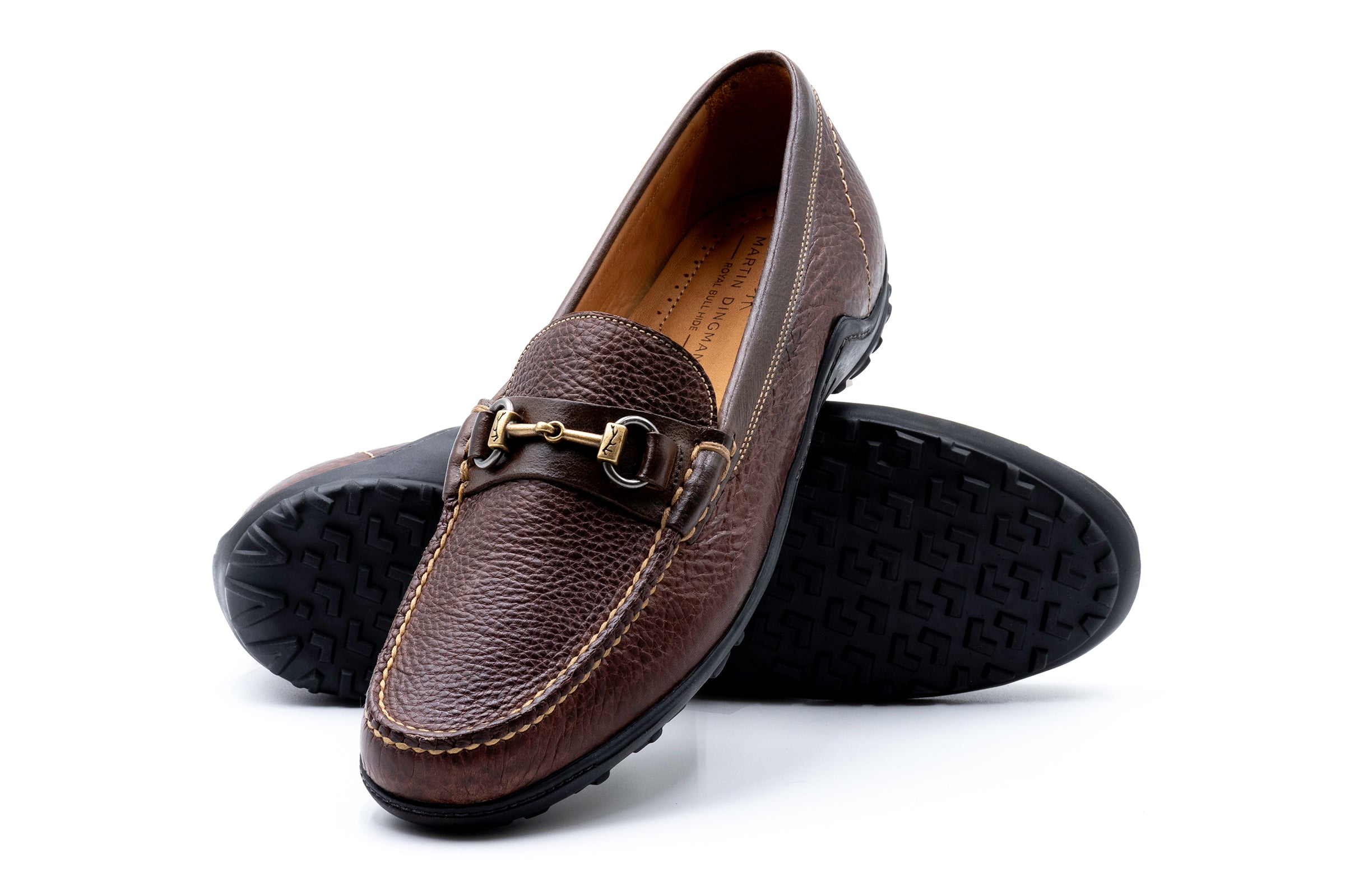 Martin Dingman - Bill Royal Bullhide Horse Bit Loafers - Old Brown