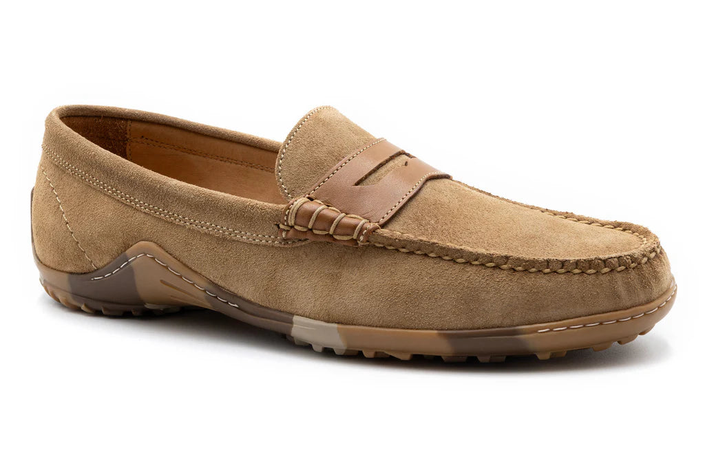 Martin Dingman - Bill Penny Suede Loafer - Khaki