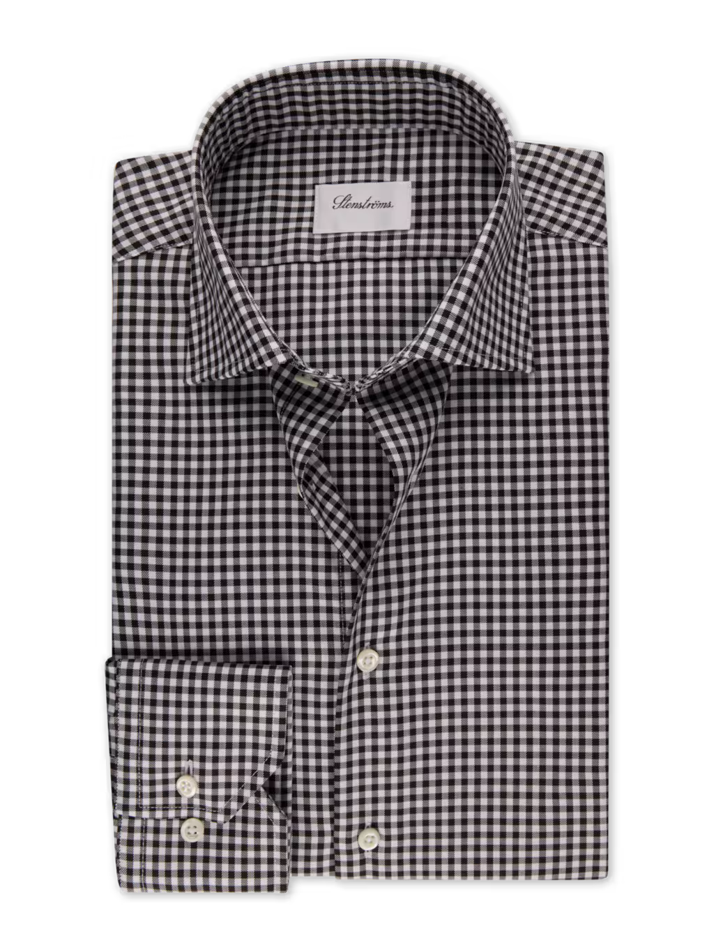 Stenströms - Black and White Check Shirt