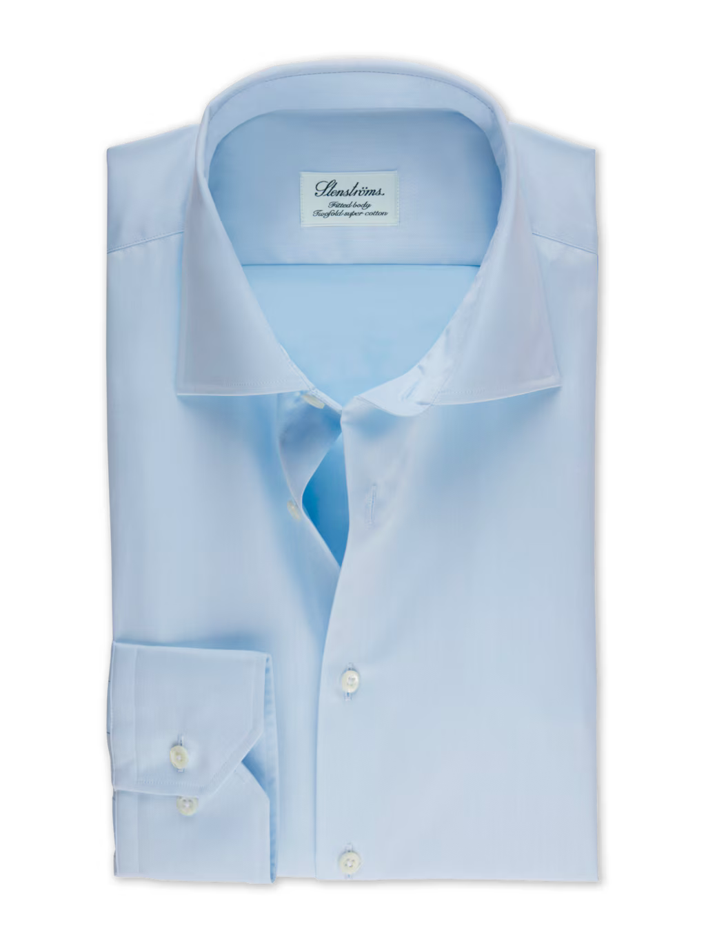 Stenströms - Twill Dress Shirt - Sky Blue