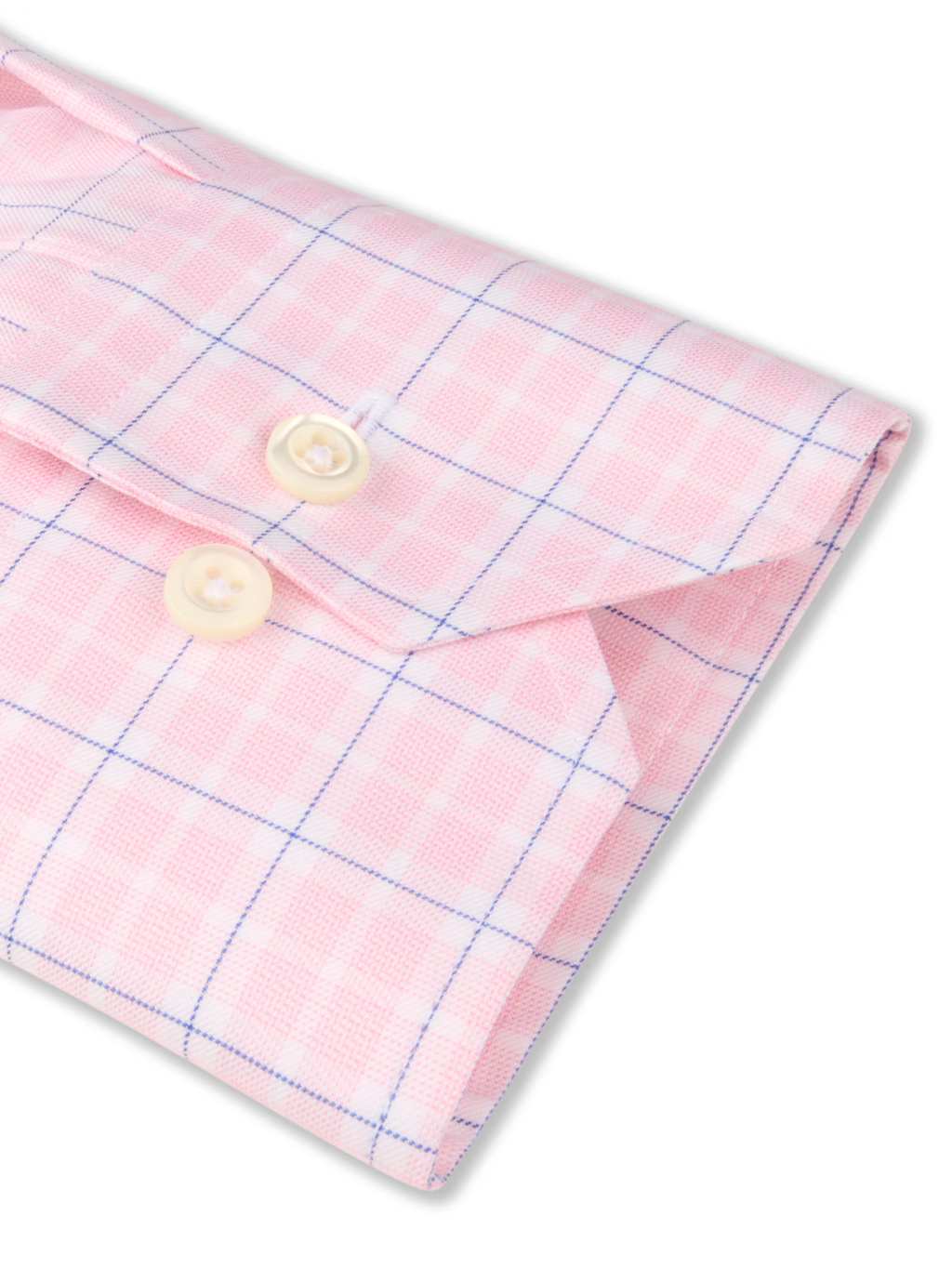 Stenströms - Checked Twill Shirt - Light Pink