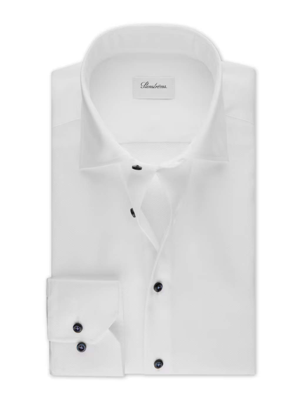 Stenströms - White Royal Oxford Fitted Body