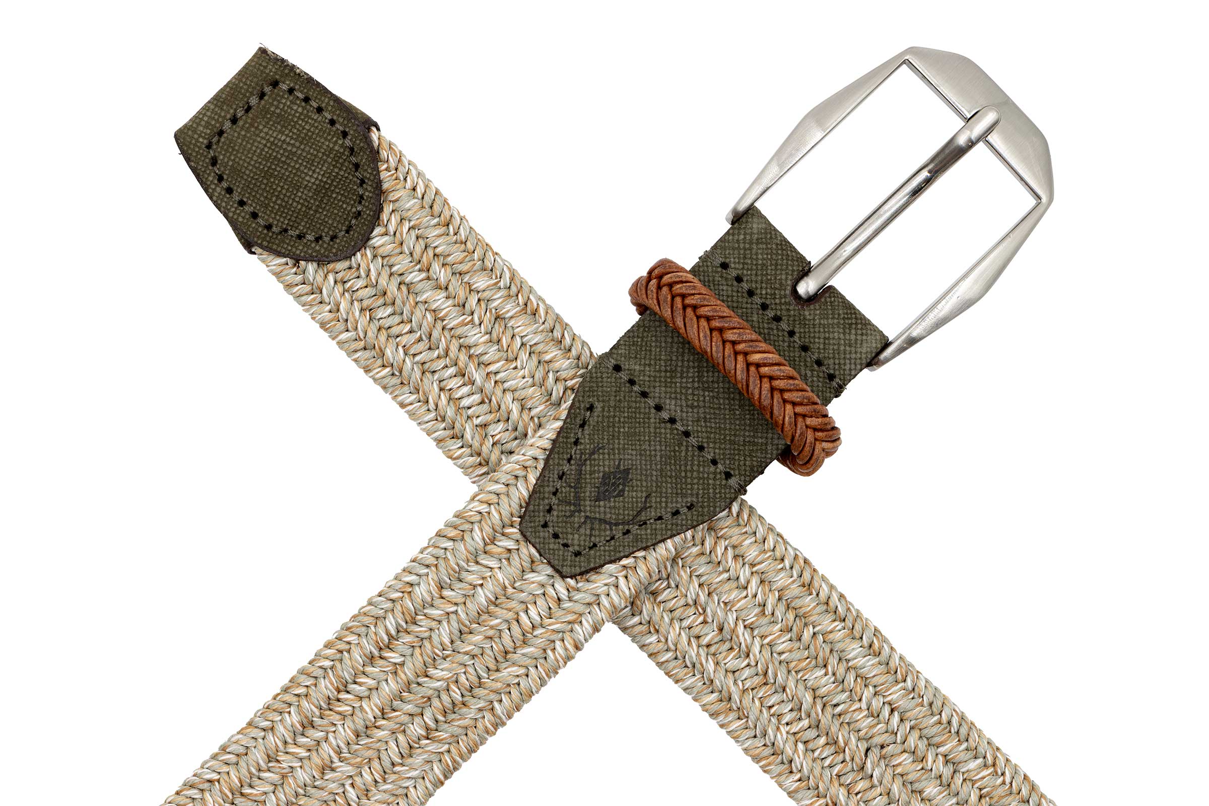Martin Dingman - Sarasota Braided Belt - Beach