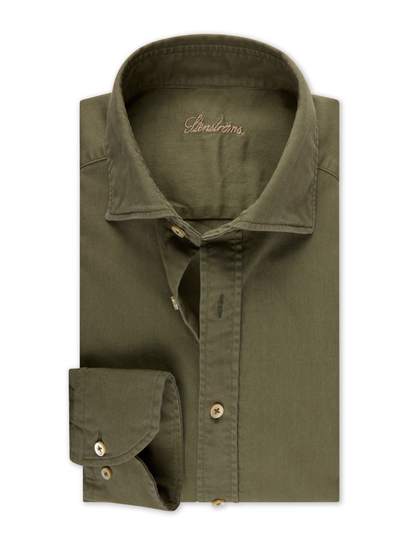 Stenströms  - Green Denim Shirt