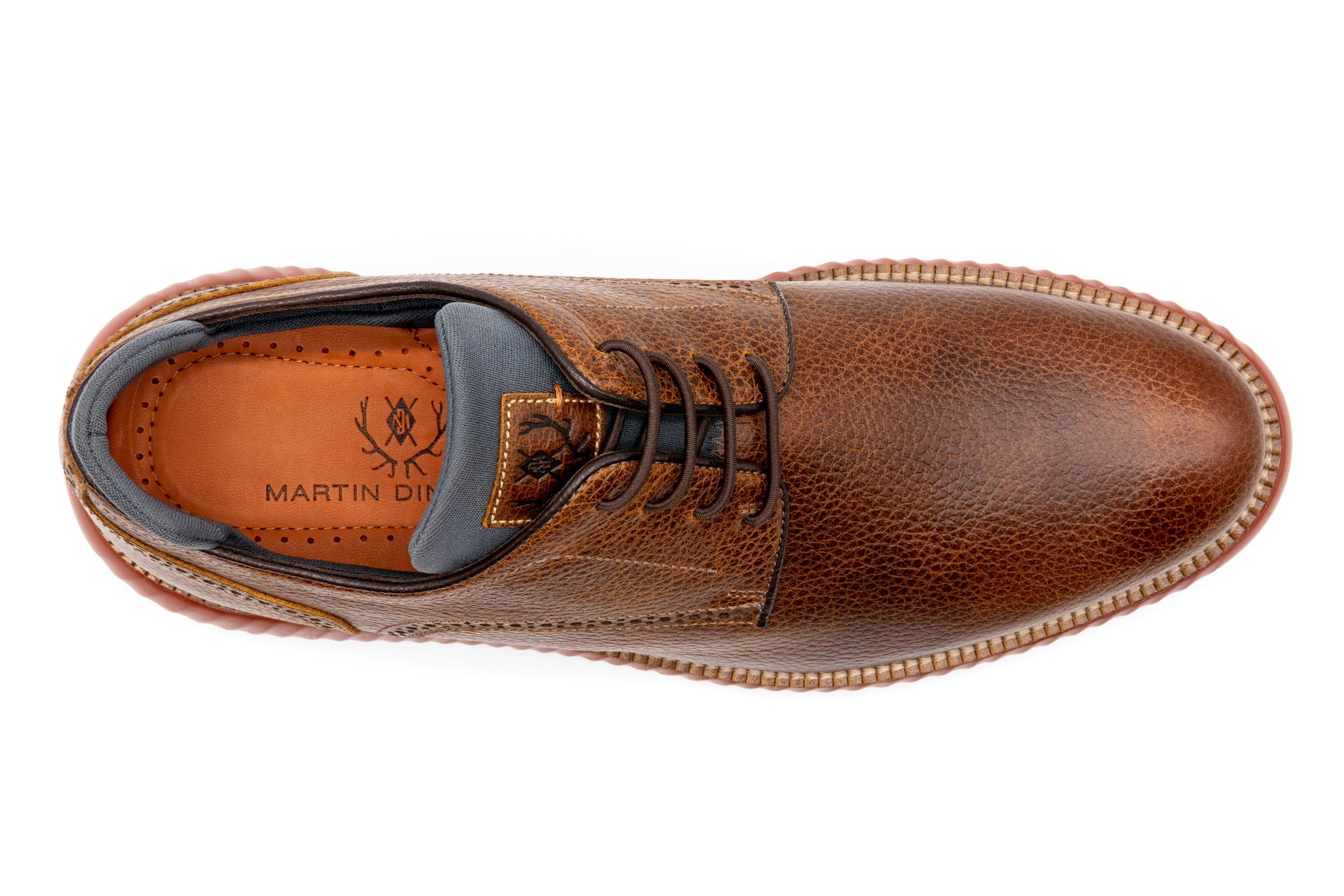 Martin Dingman - Countryaire Pebble Grain Plain Toe - Oak
