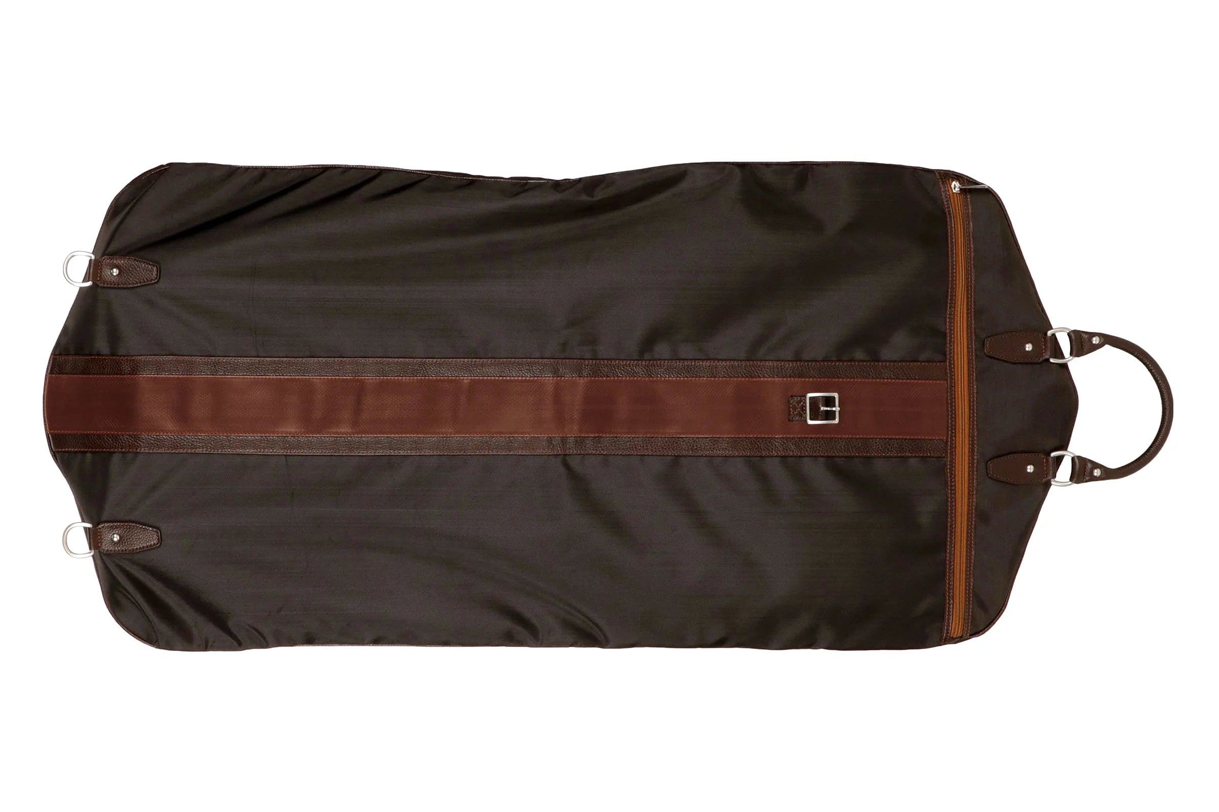 Martin Dingman - Coachman Garment Bag - Chocolate Tumbled