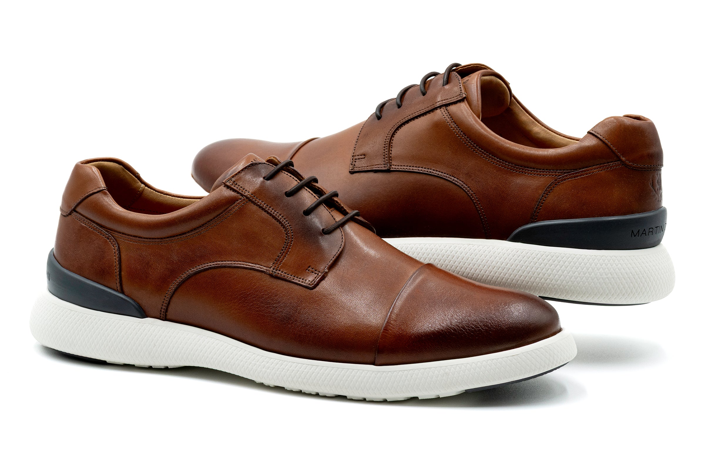 Martin Dingman - Countrylite Calf Leather Cap Toe - Pecan