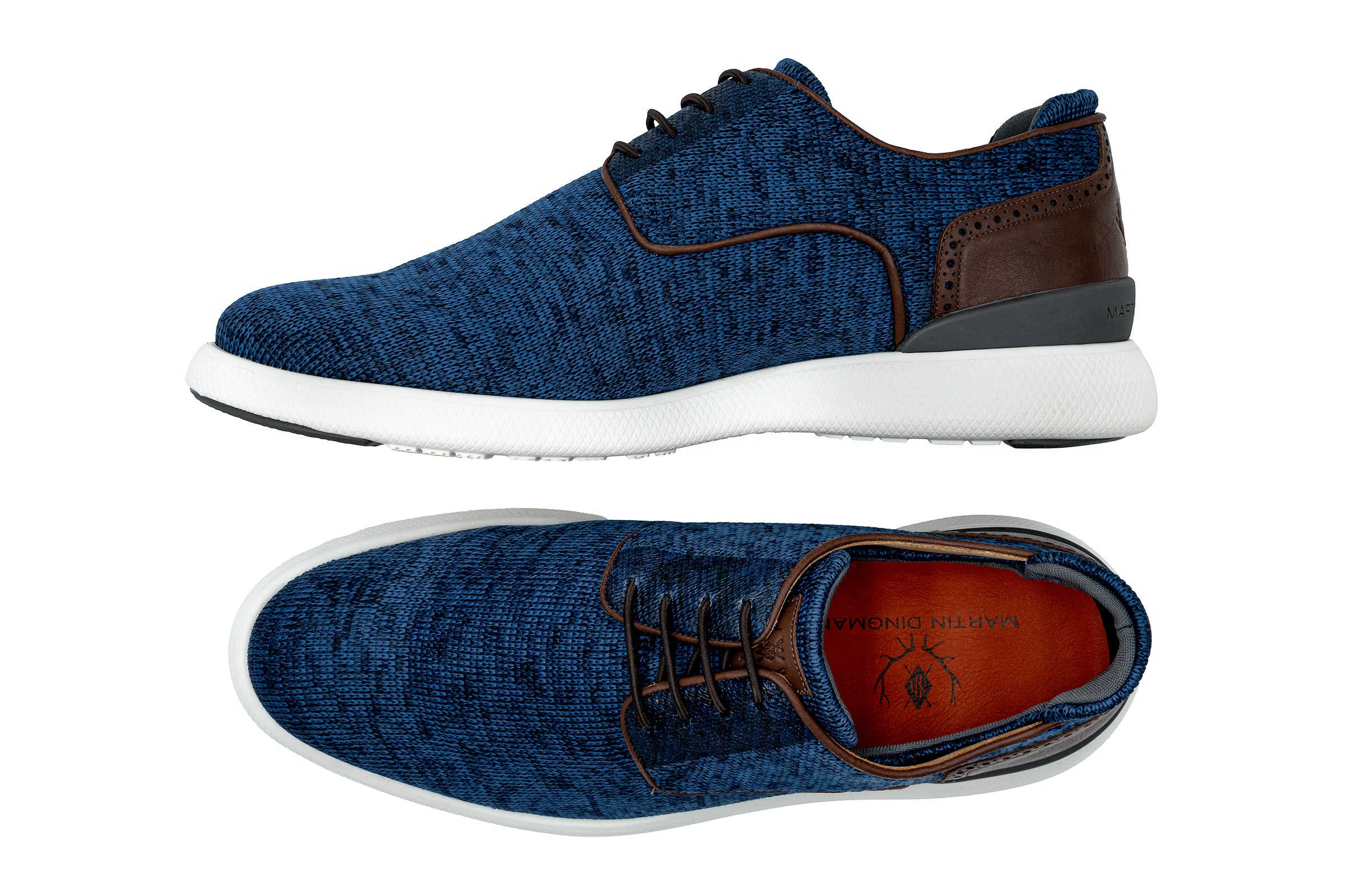 Martin Dingman - Countrylite Fly Knit Slip-On - Marine