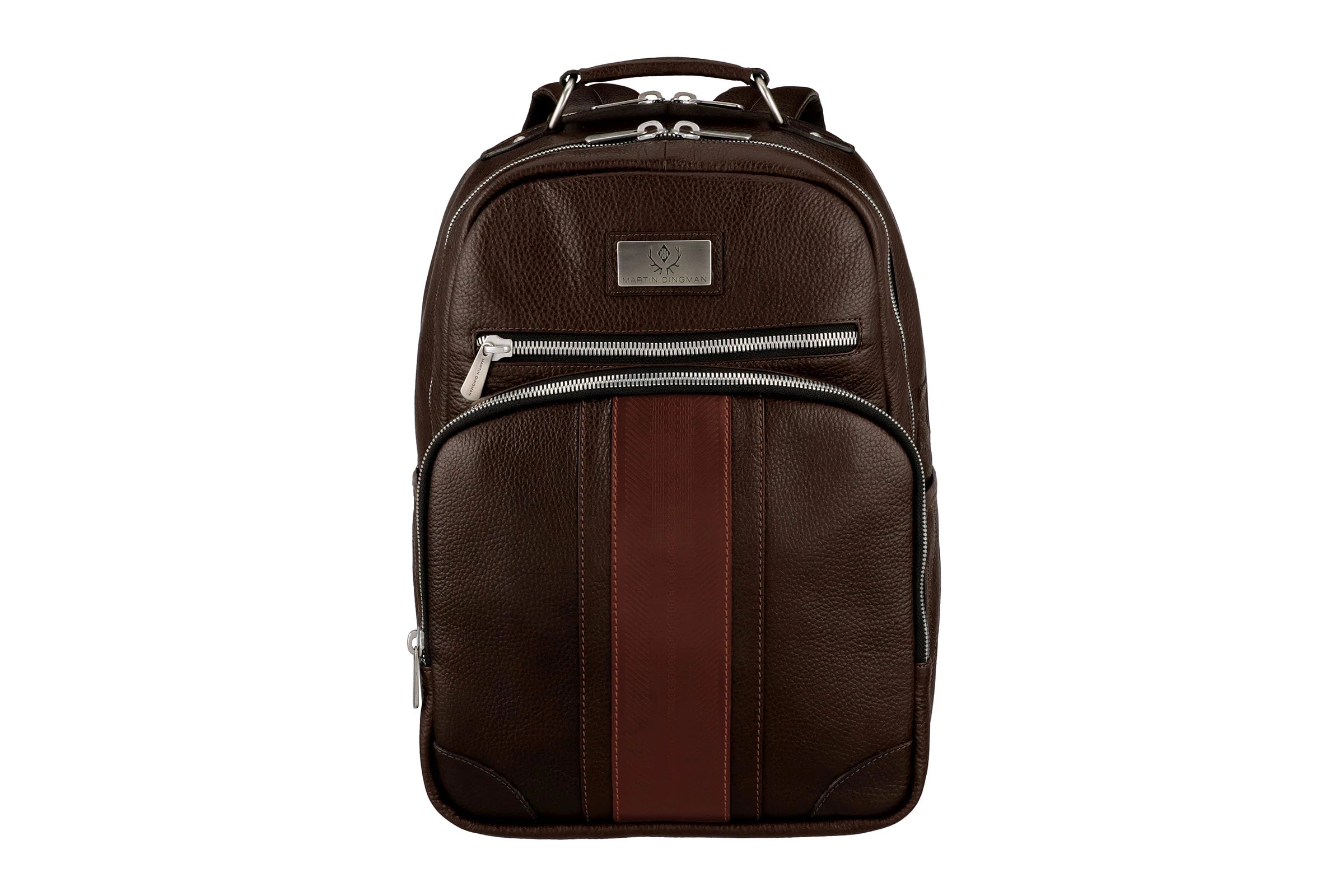 Martin Dingman - Globe Trotter Backpack - Chocolate Tumbled