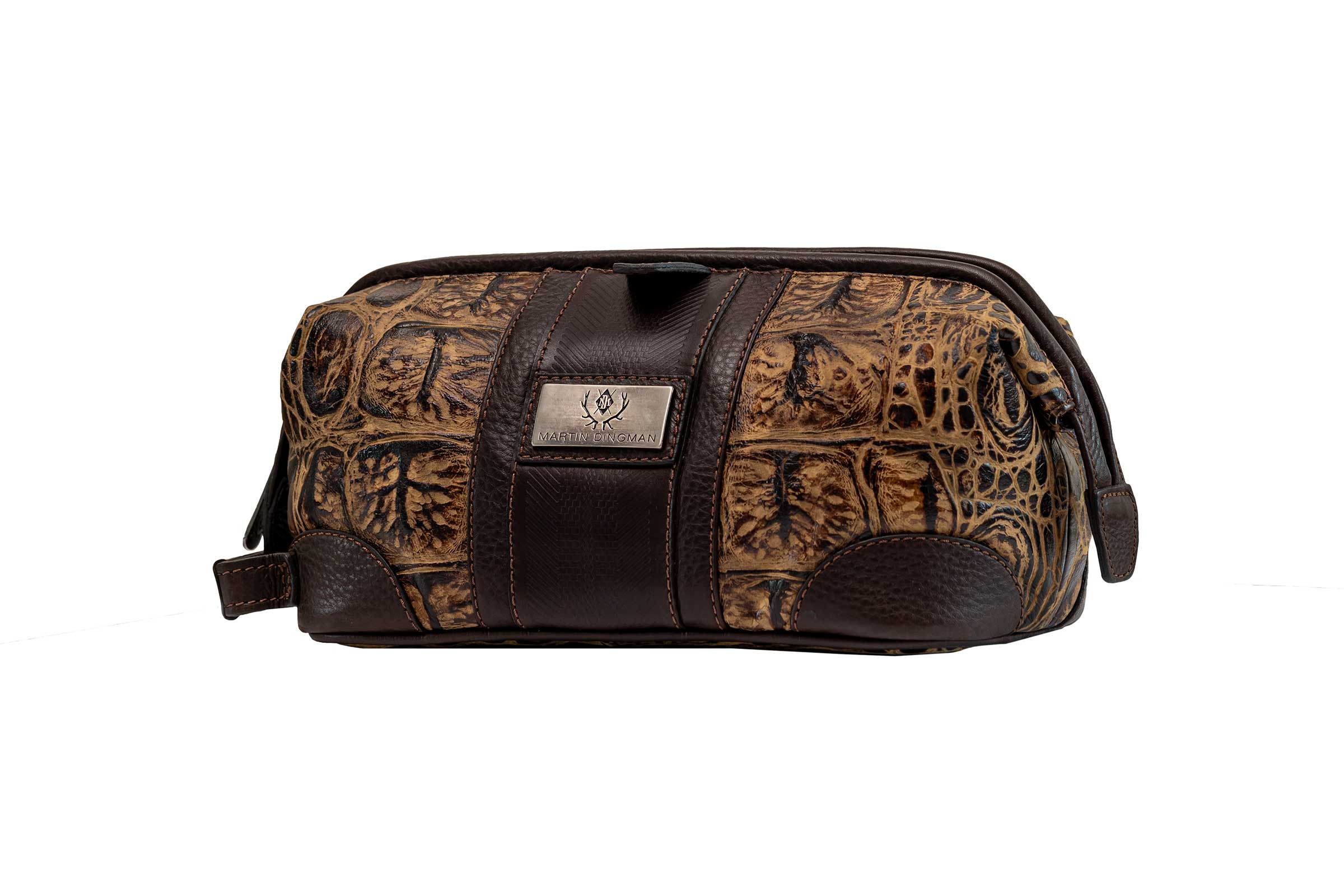 Martin Dingman - Shave Case - Burnt Pecan