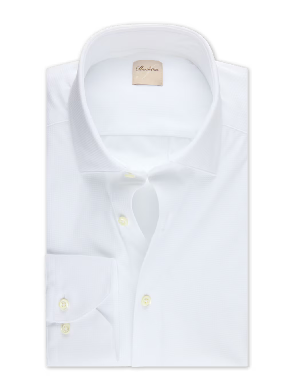 Stenströms - Active Stretch Shirt - White
