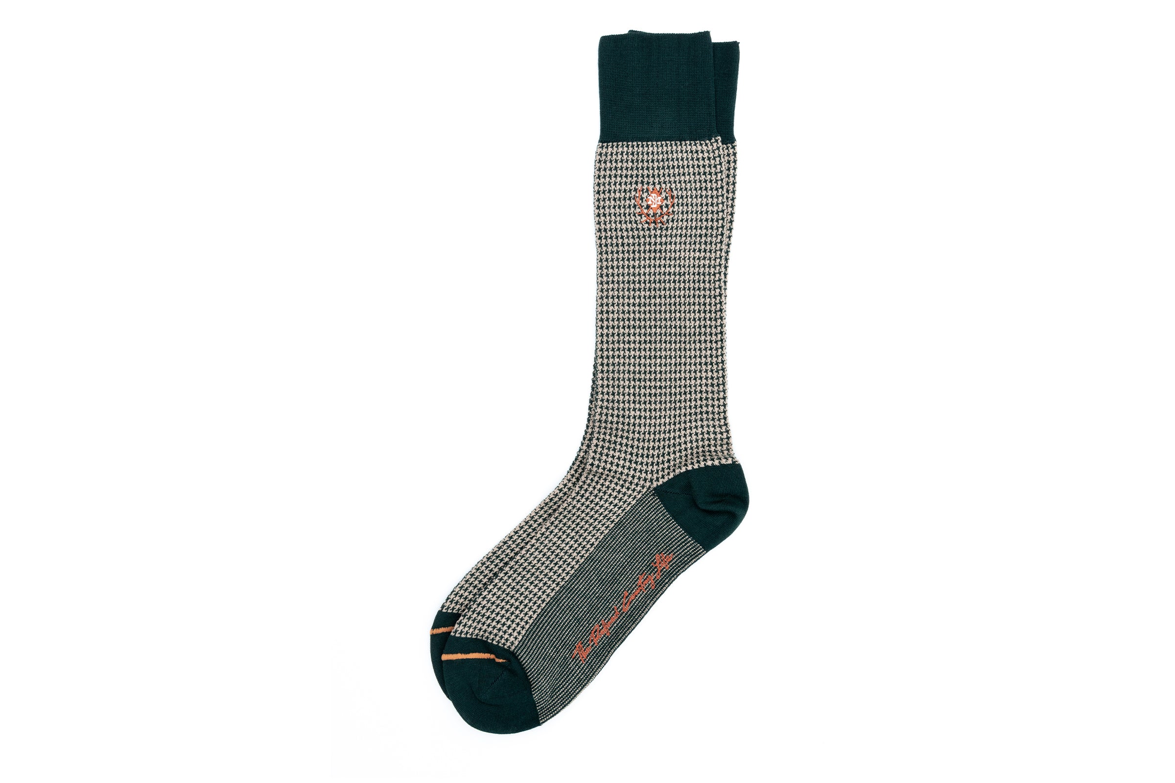 Martin Dingman - Puppy Tooth Peruvian Pima Sock - Forrest