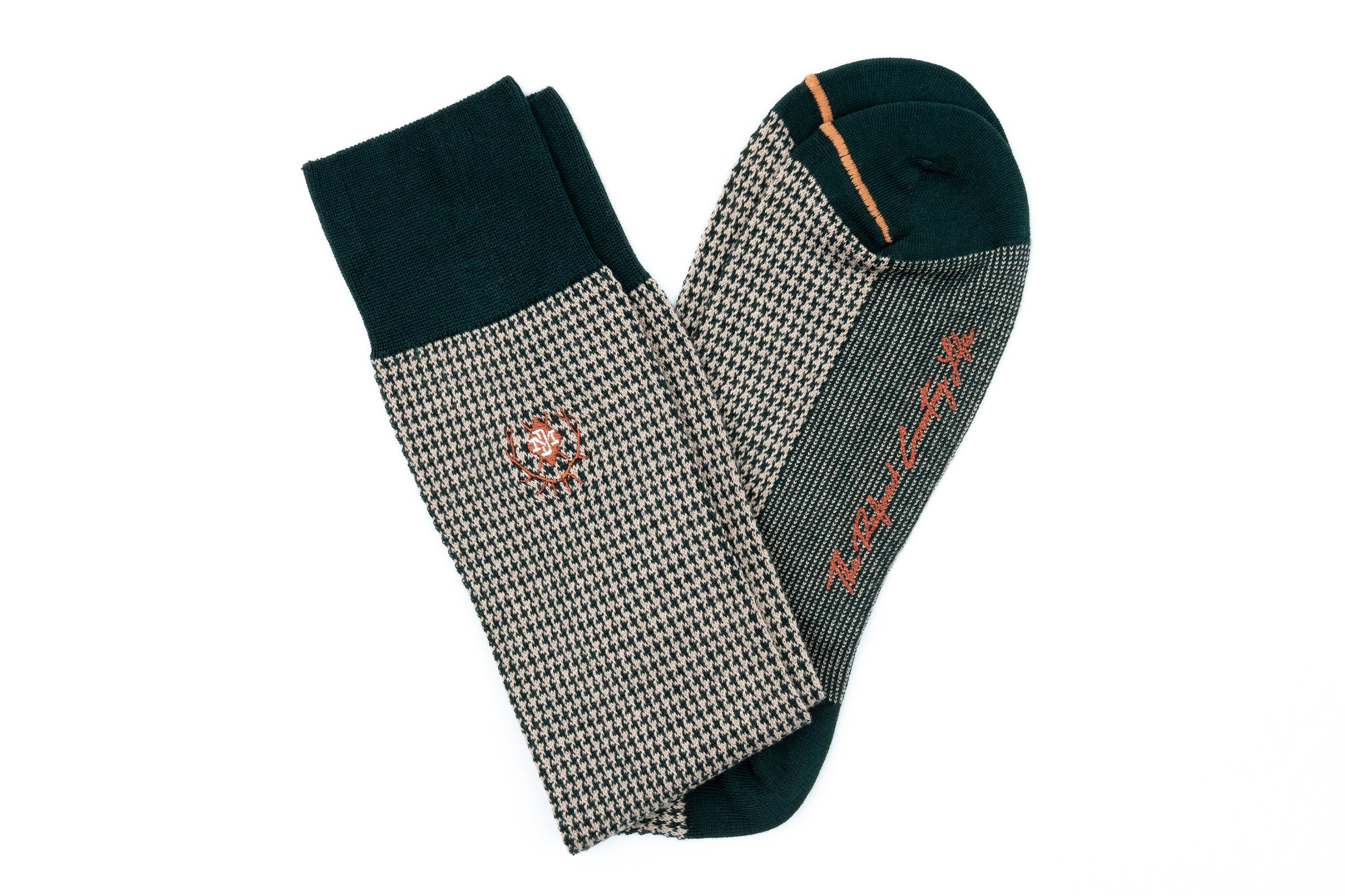 Martin Dingman - Puppy Tooth Peruvian Pima Sock - Forrest