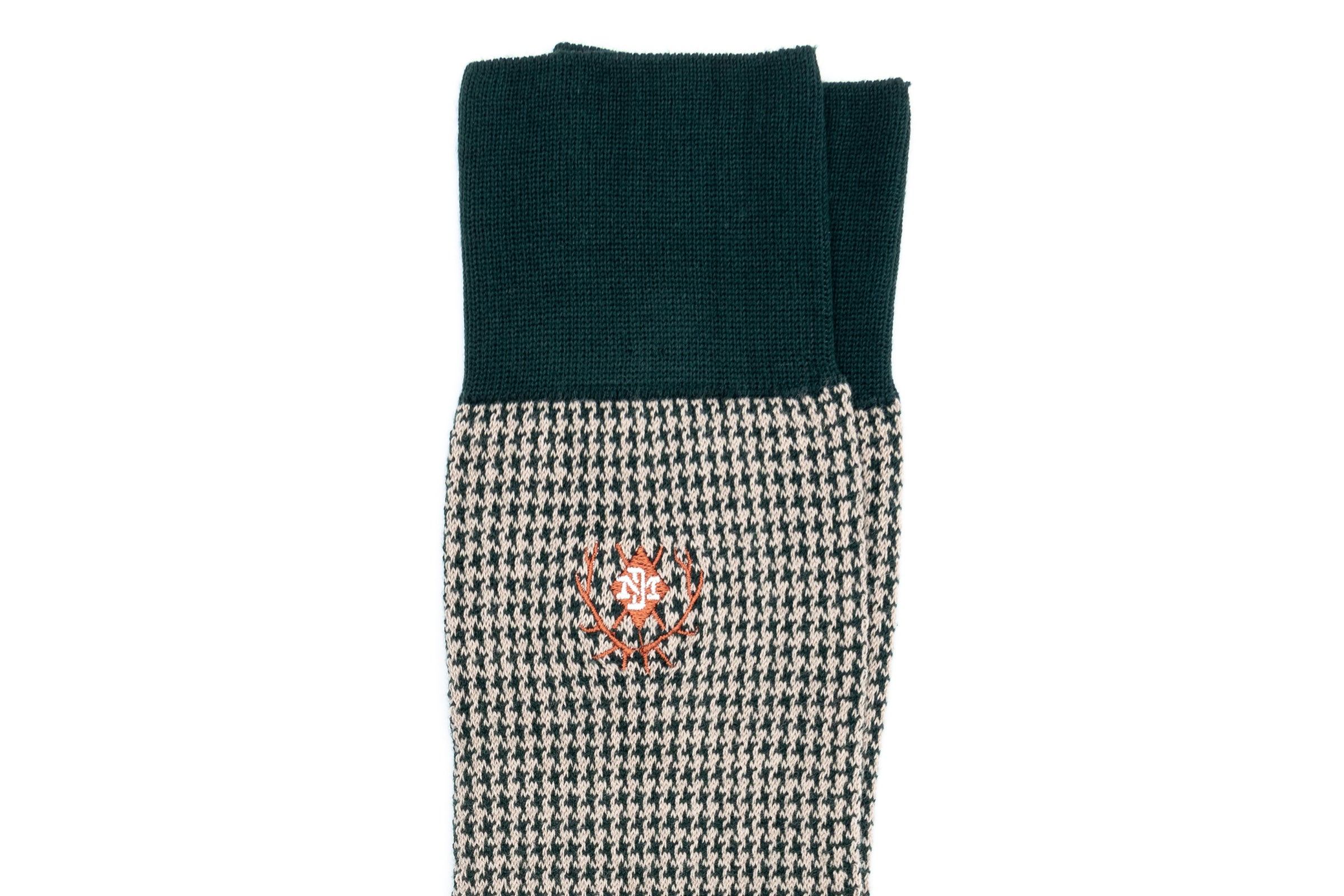 Martin Dingman - Puppy Tooth Peruvian Pima Sock - Forrest