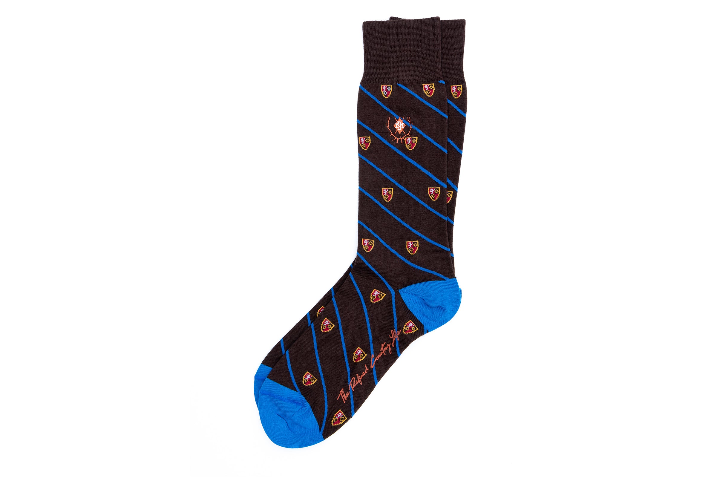 Martin Dingman - Club Check Peruvian Pima Socks