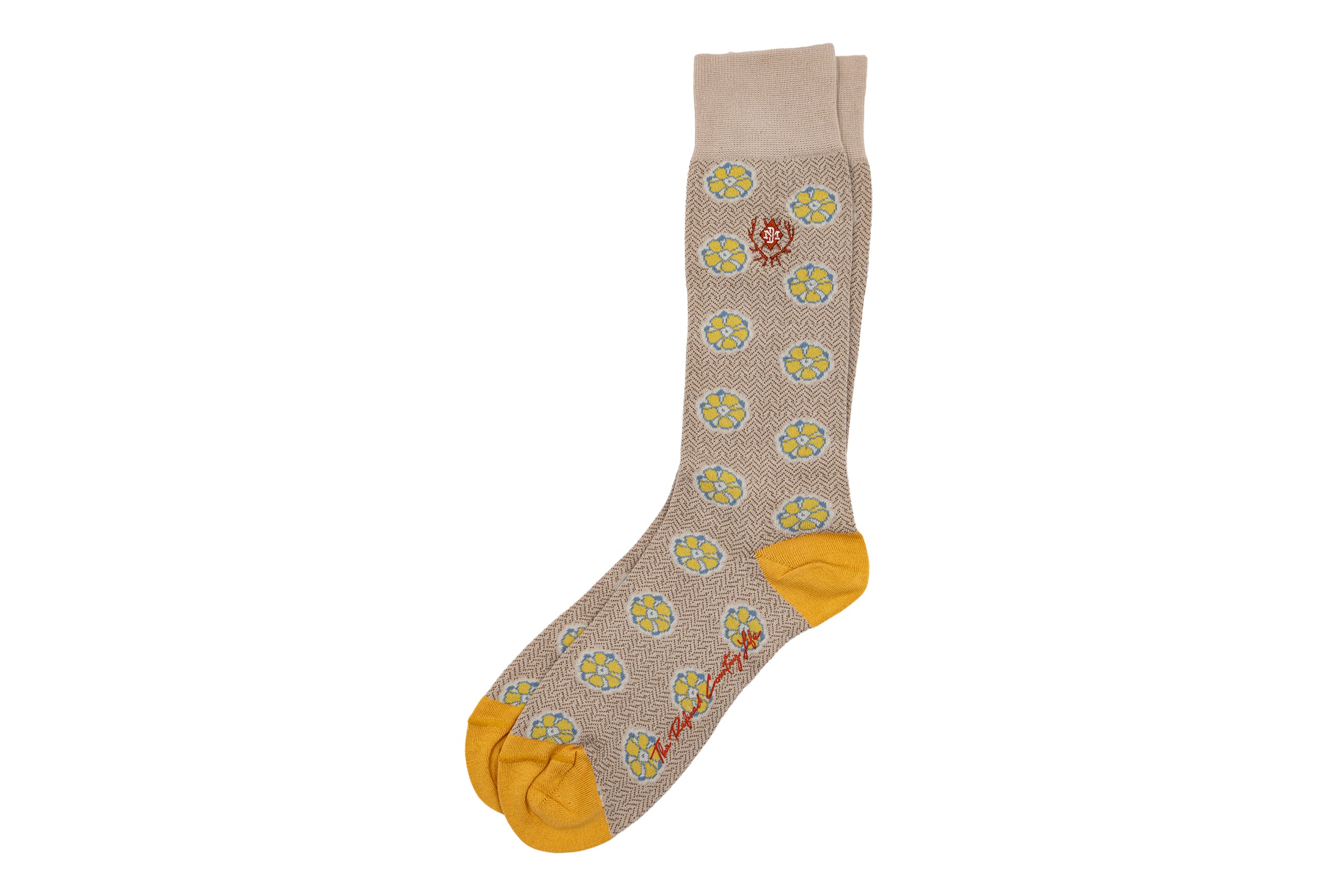 Martin Dingman - Floral Peruvian Pima Socks