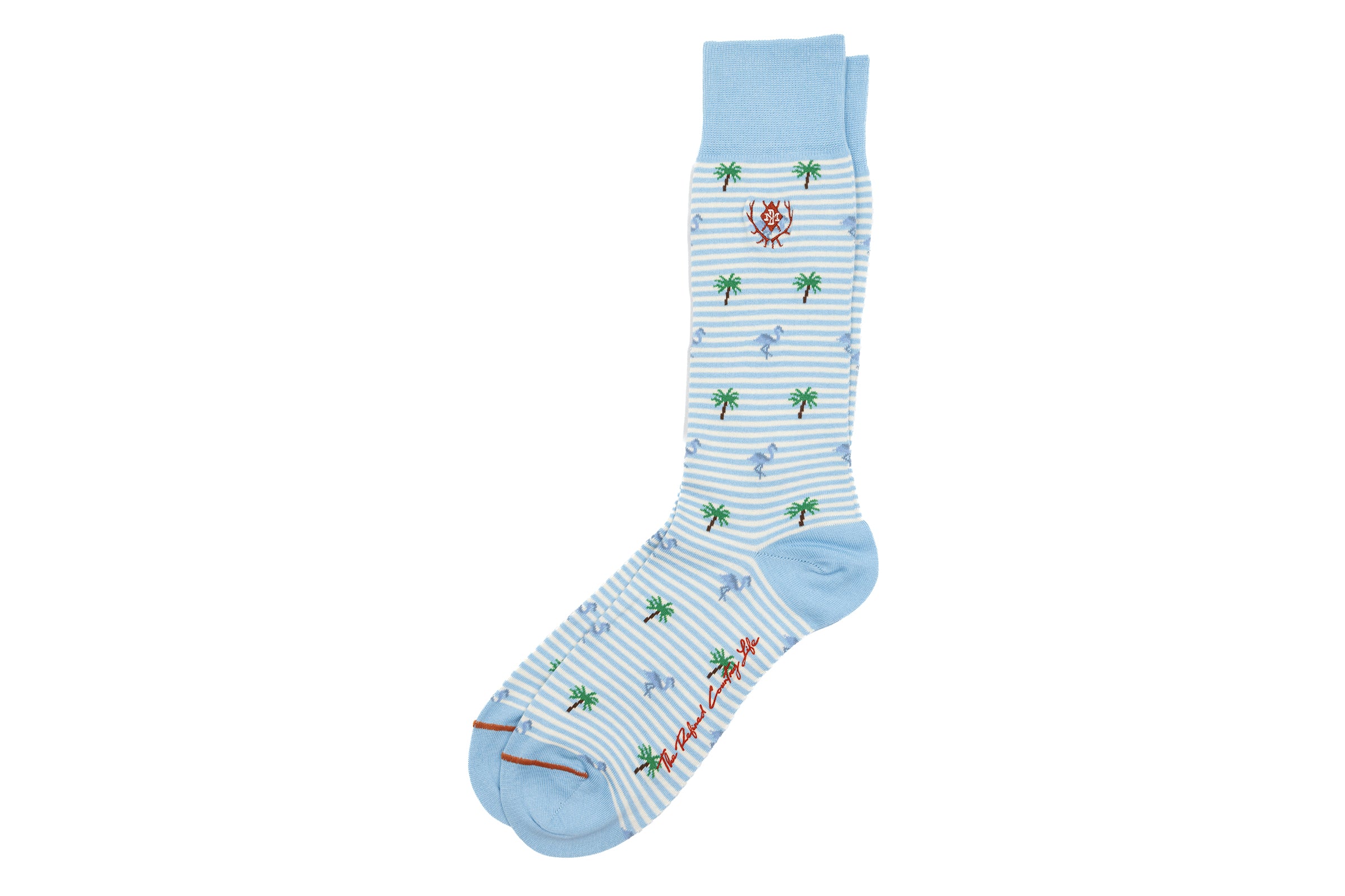 Martin Dingman - Tropical Stripe Peruvian Pima Socks