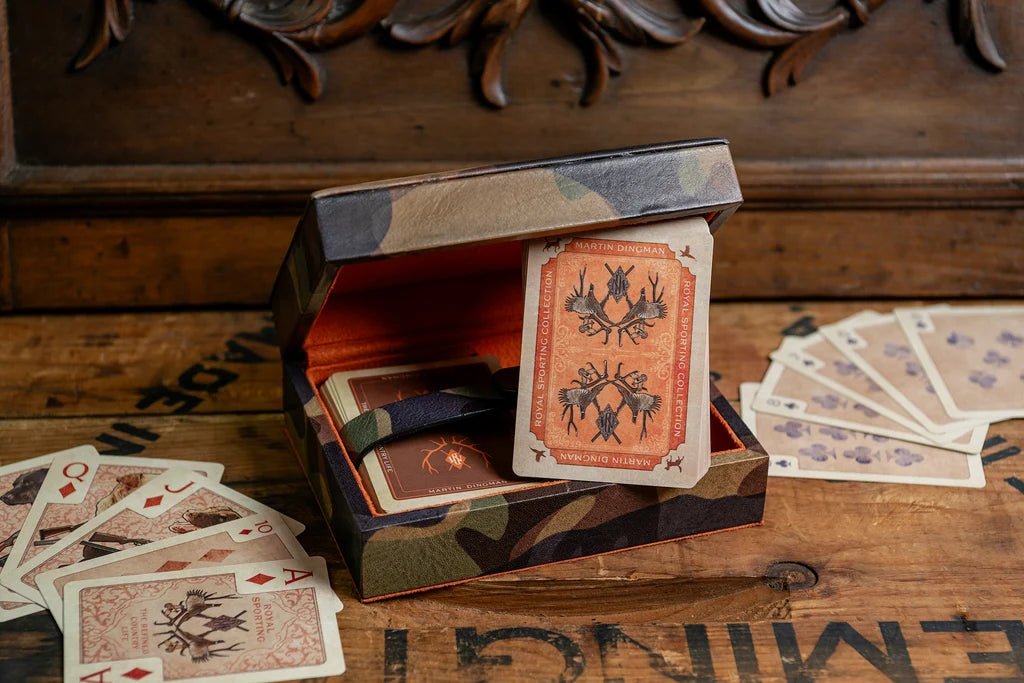 Martin Dingman - Royal Flush Playing Cards - Grey Camo