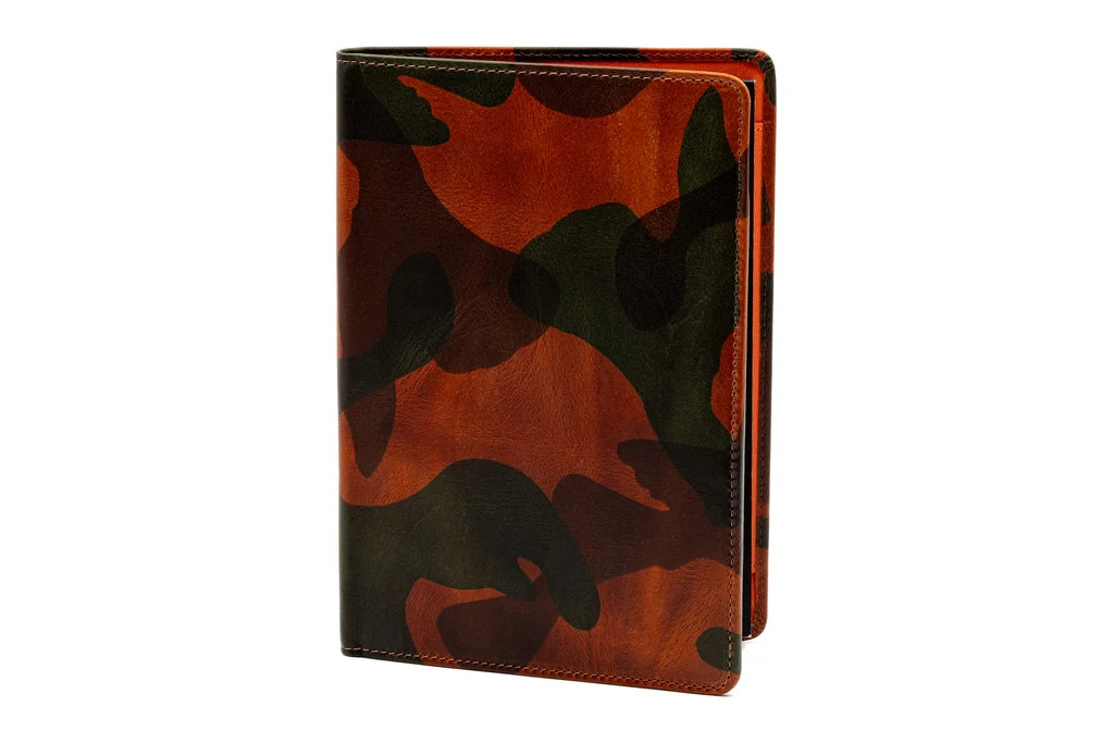 Martin Dingman - Joseph Italian Saddle Leather Jotter - Camo