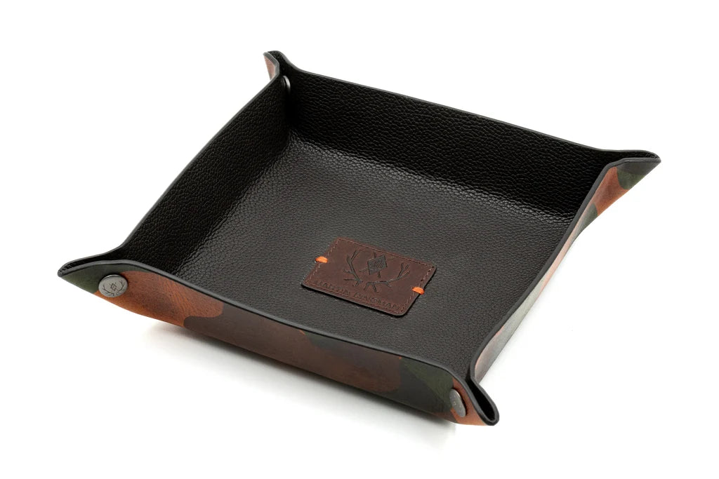 Martin Dingman - Windsor Italian Saddle Leather Dresser Valet - Camo