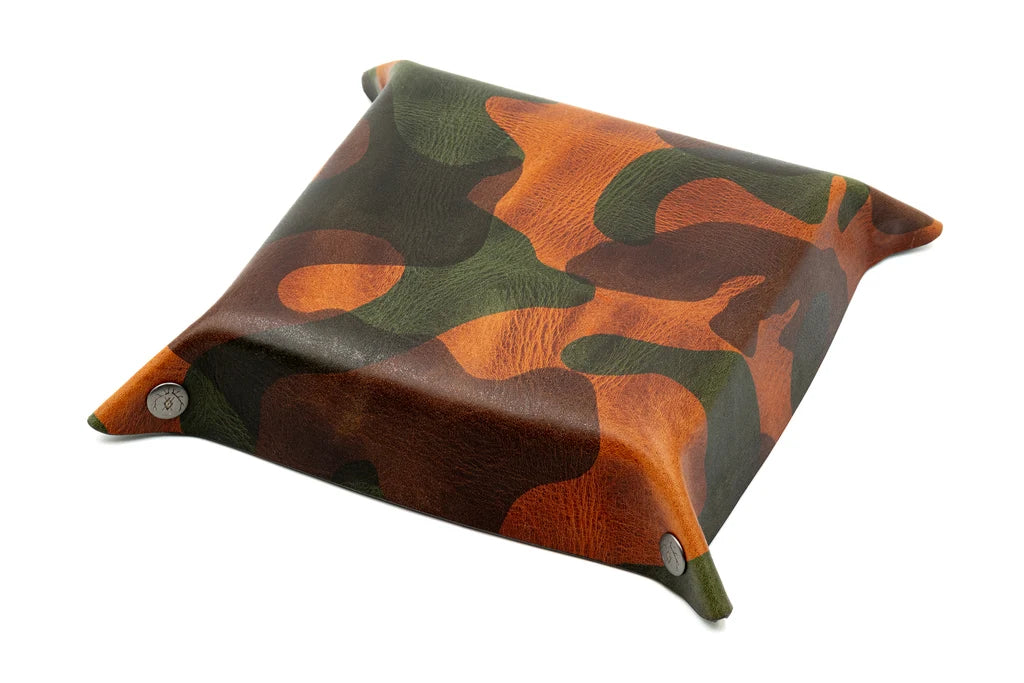 Martin Dingman - Windsor Italian Saddle Leather Dresser Valet - Camo