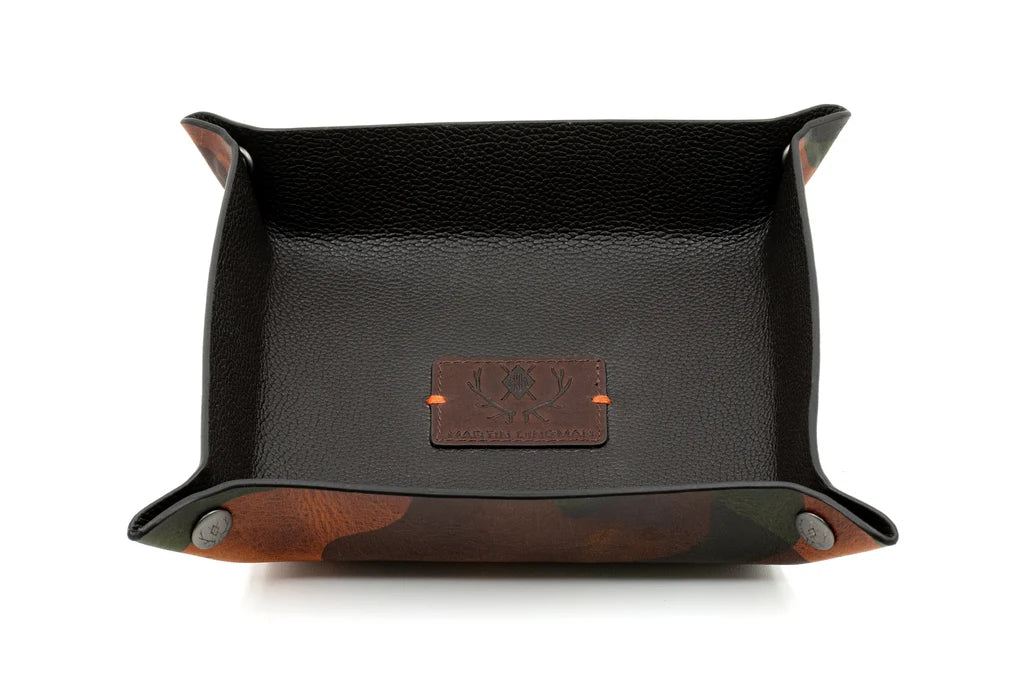 Martin Dingman - Windsor Italian Saddle Leather Dresser Valet - Camo