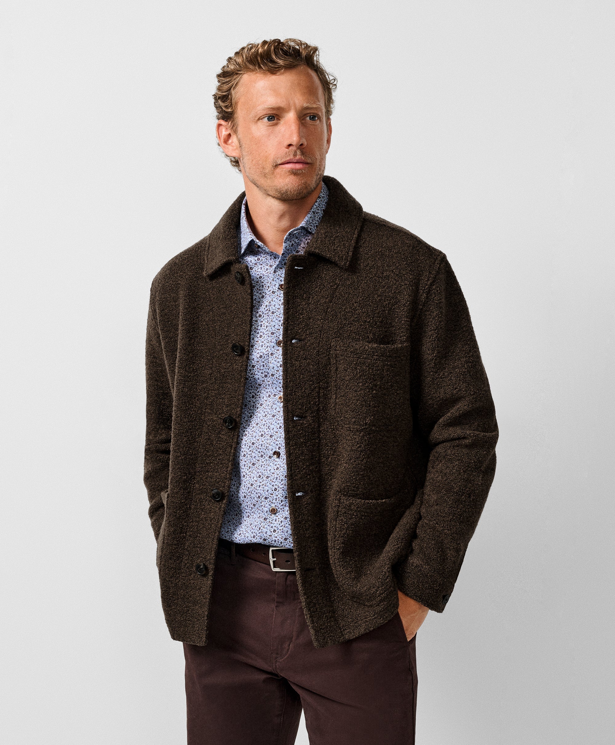 David Donahue - The Fergus Chore Jacket - Chocolate