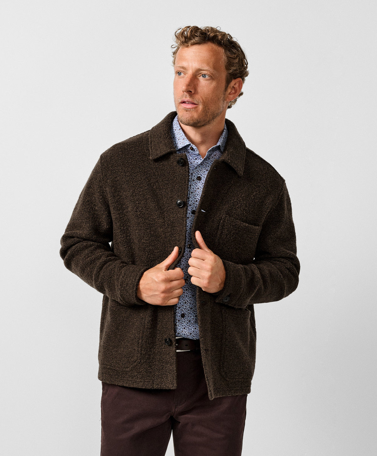 David Donahue - The Fergus Chore Jacket - Chocolate